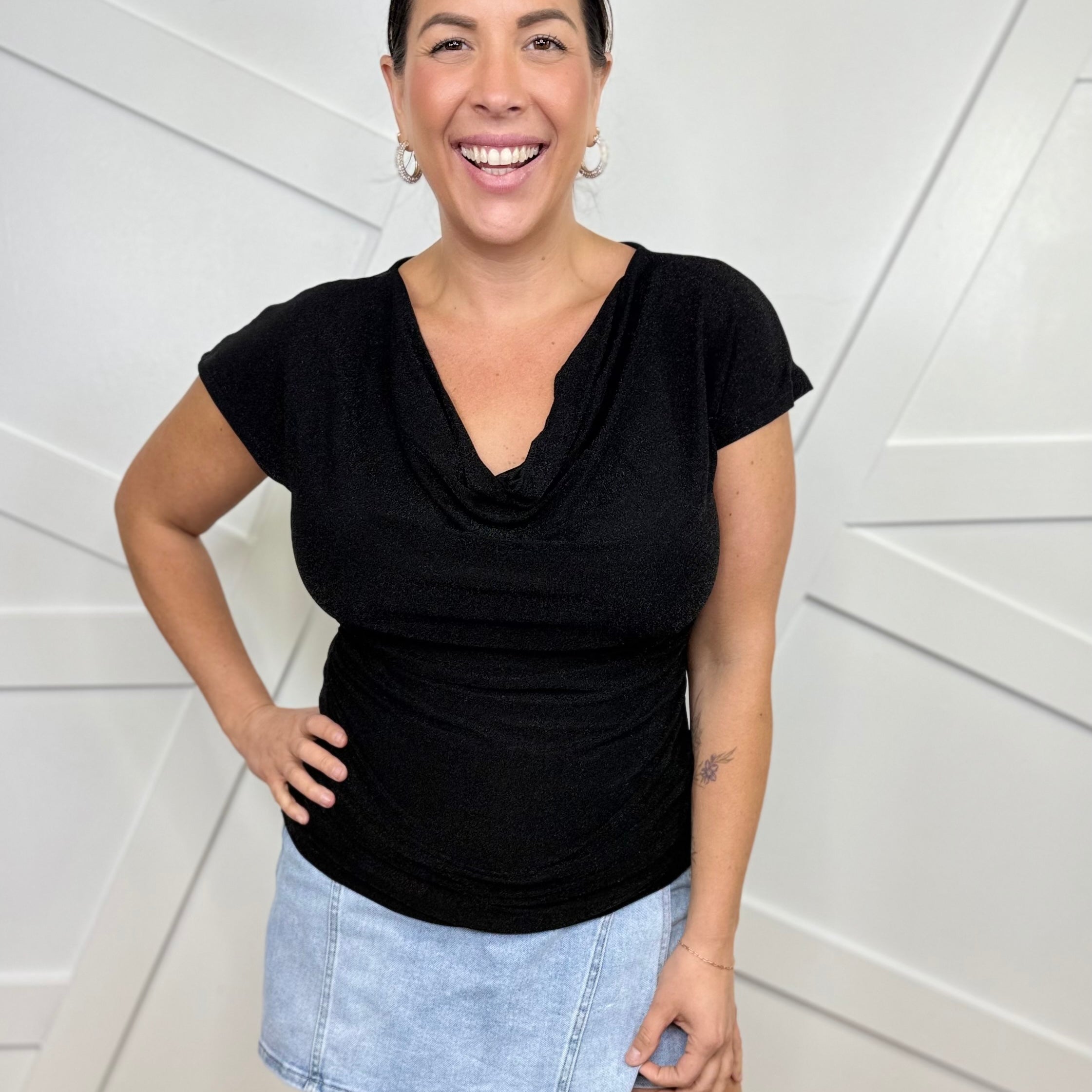 Restock: Got A Good Thing Top-110 SHORT SLEEVE TOP-White Birch-Heathered Boho Boutique, Women's Fashion and Accessories in Palmetto, FL