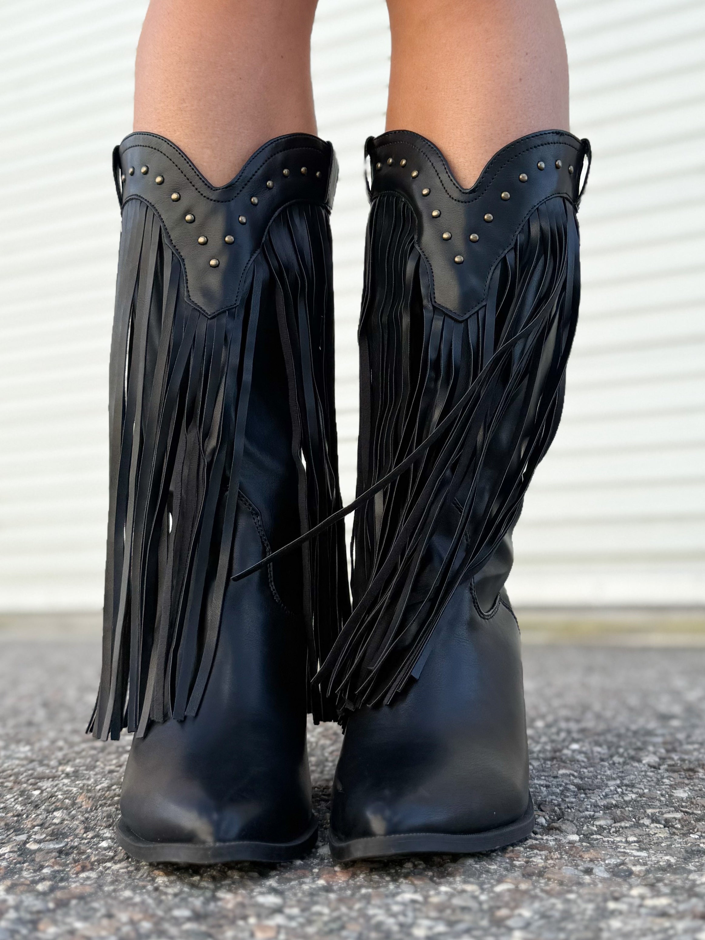 Cattle Boots - Black-350 SHOES-Top Guy-Heathered Boho Boutique, Women's Fashion and Accessories in Palmetto, FL