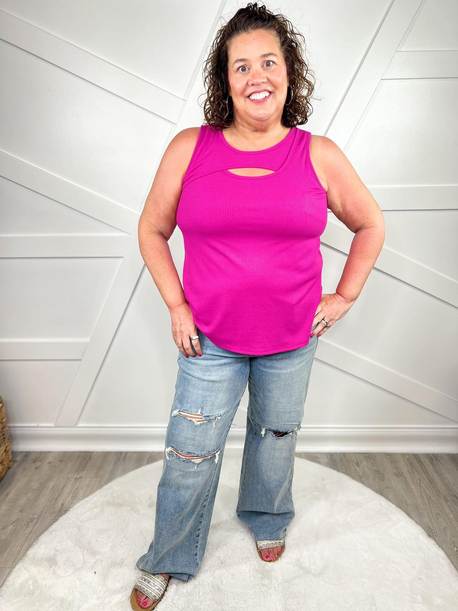 Set It Straight Tummy Control Wide Leg by Judy Blue-190 Jeans-Judy Blue-Heathered Boho Boutique, Women's Fashion and Accessories in Palmetto, FL