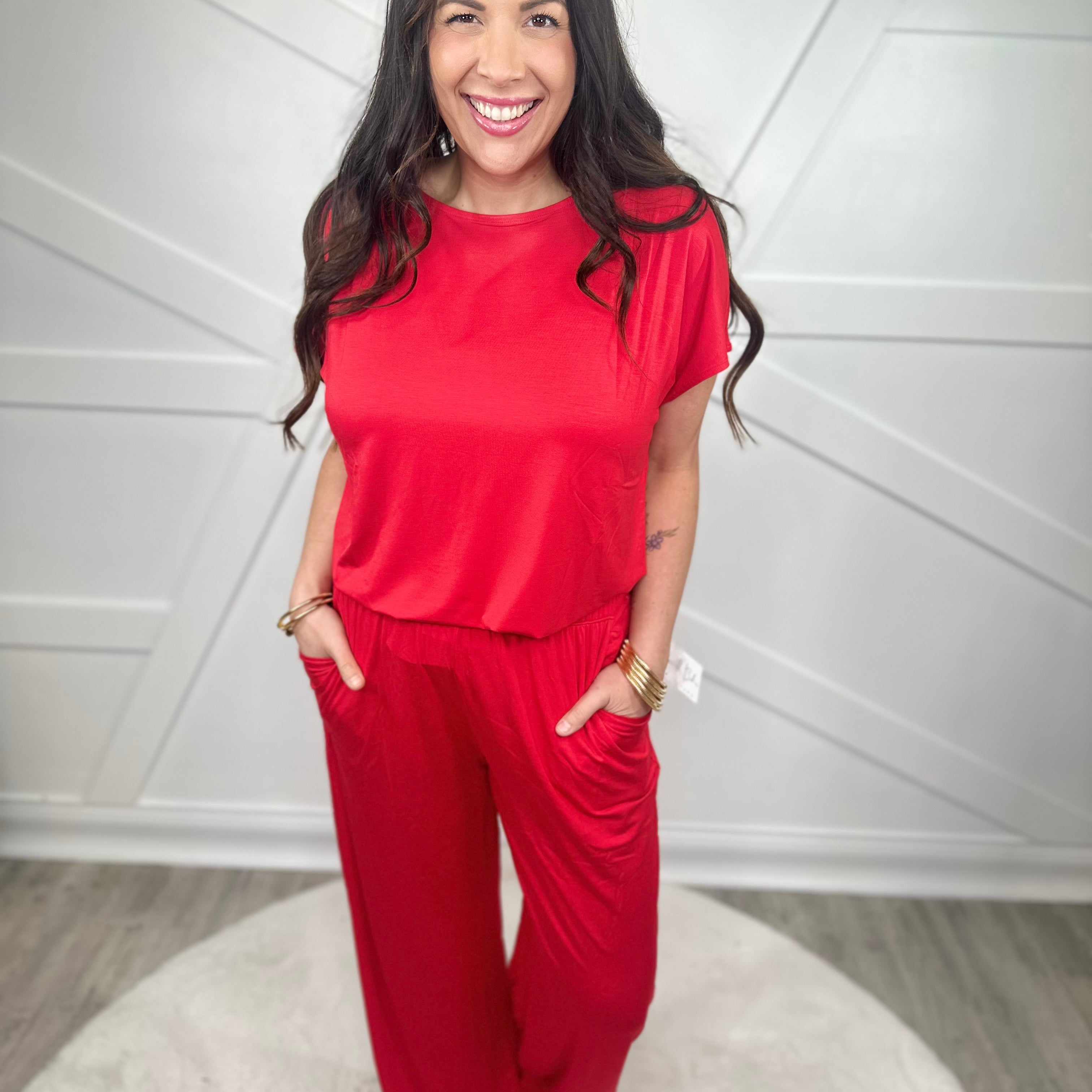 Game Changer Wide Leg Pants-150 PANTS-RAE MODE-Heathered Boho Boutique, Women's Fashion and Accessories in Palmetto, FL