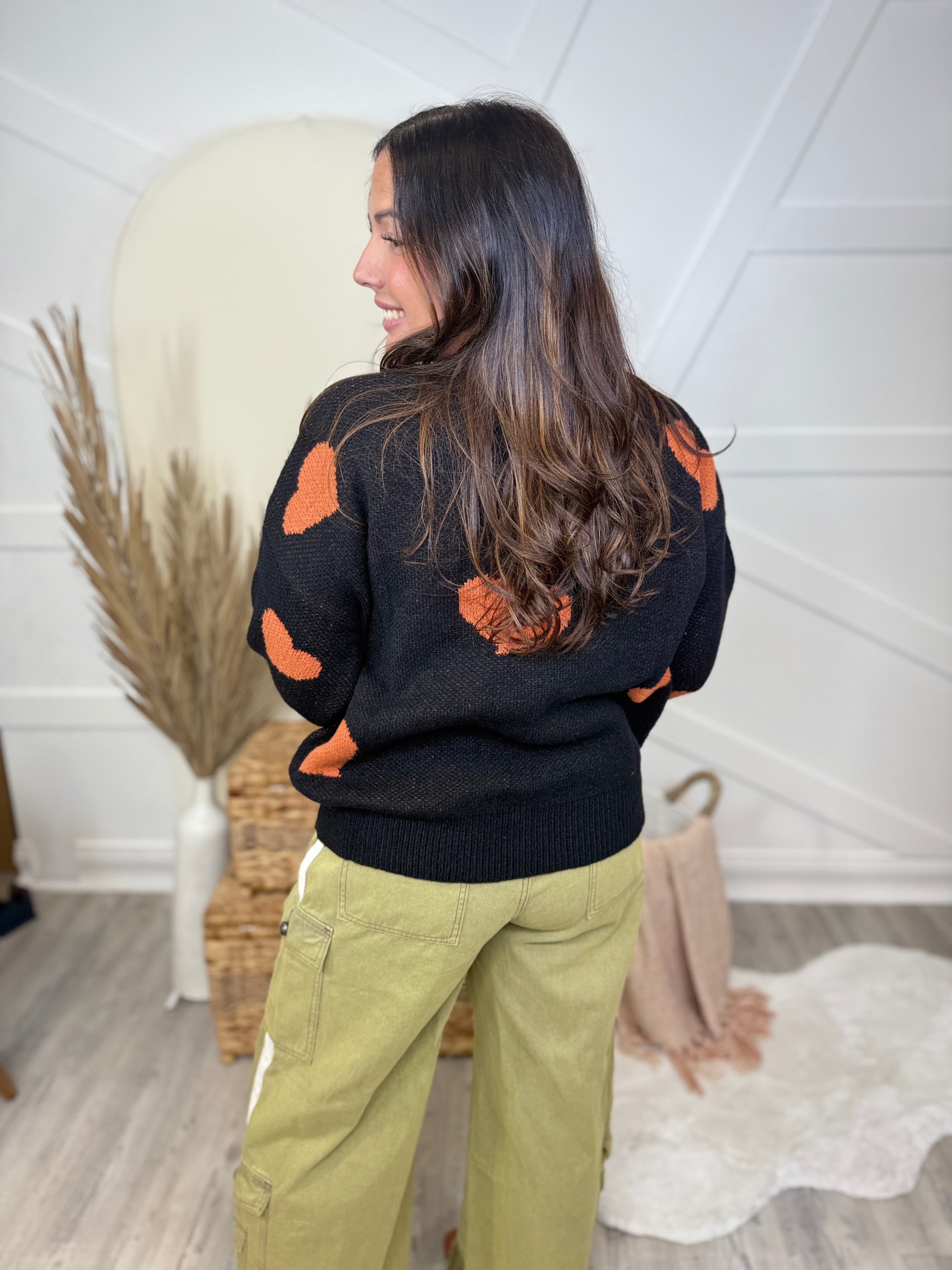 Ghoulish Sweater-125 SWEATER-GeeGee-Heathered Boho Boutique, Women's Fashion and Accessories in Palmetto, FL