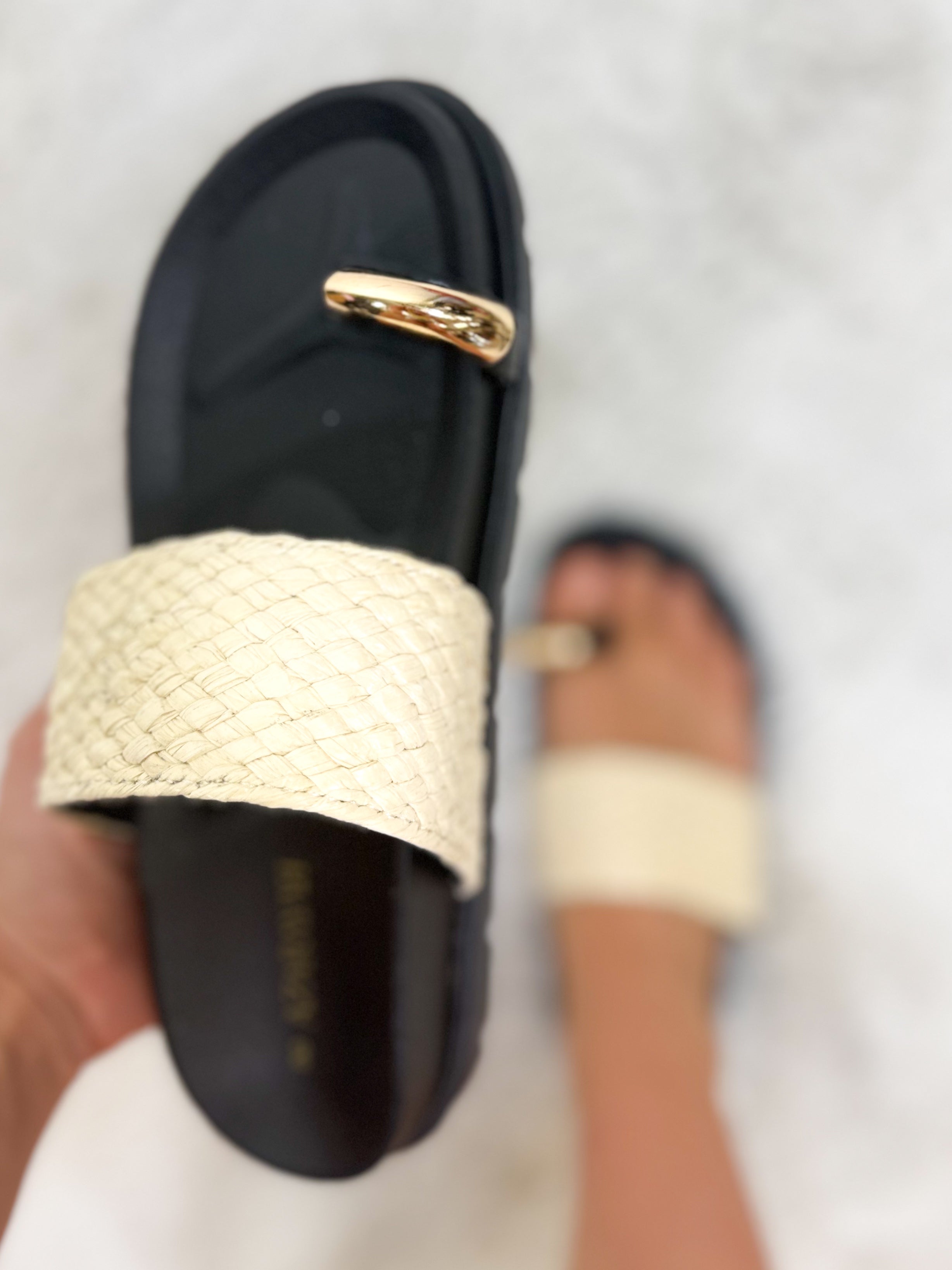 Chica Sandals - Raffia-350 Shoes-Azarayah-Heathered Boho Boutique, Women's Fashion and Accessories in Palmetto, FL