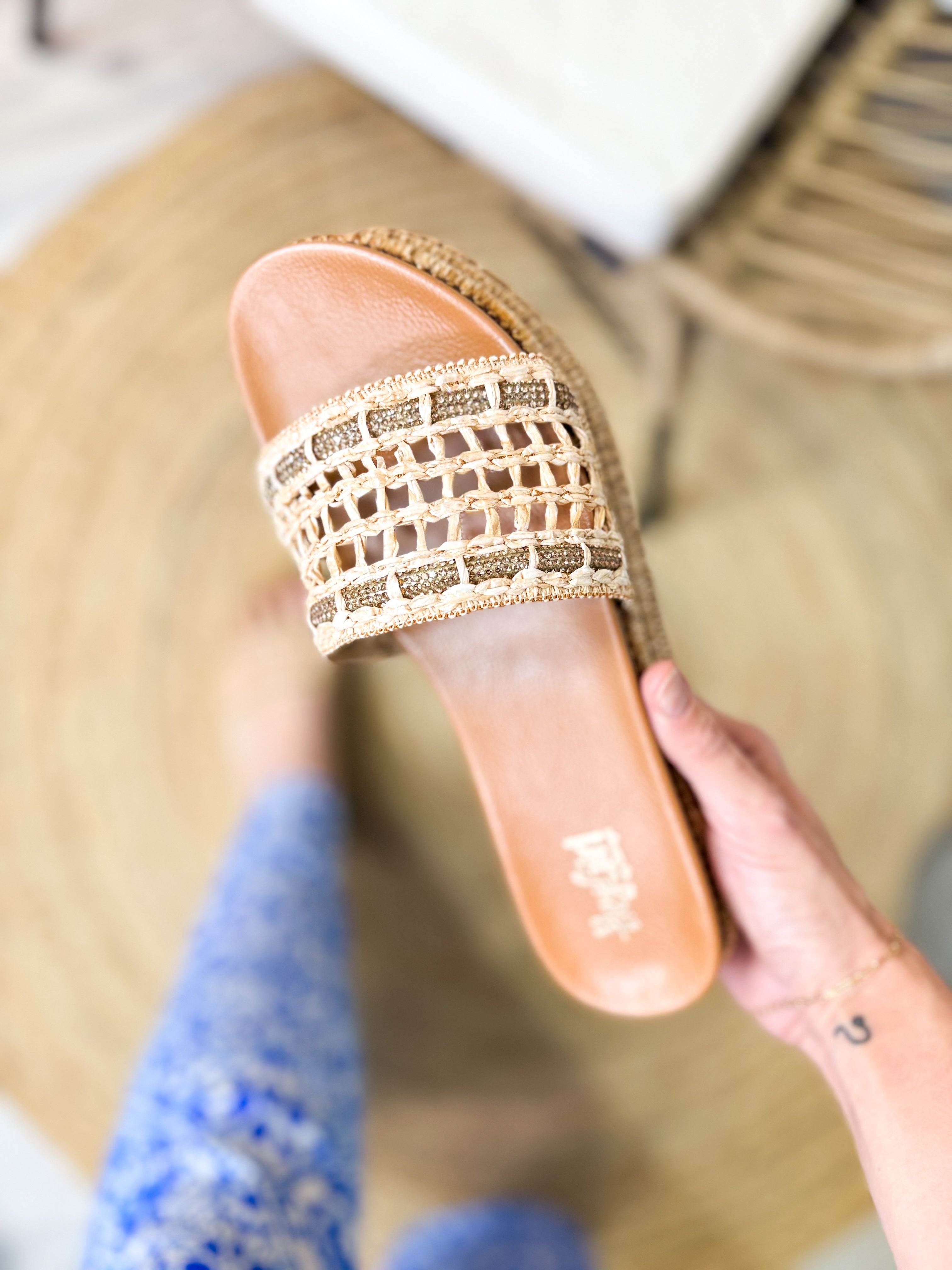 Hangover Platform Sandals - Raffia-350 Shoes-Corkys-Heathered Boho Boutique, Women's Fashion and Accessories in Palmetto, FL