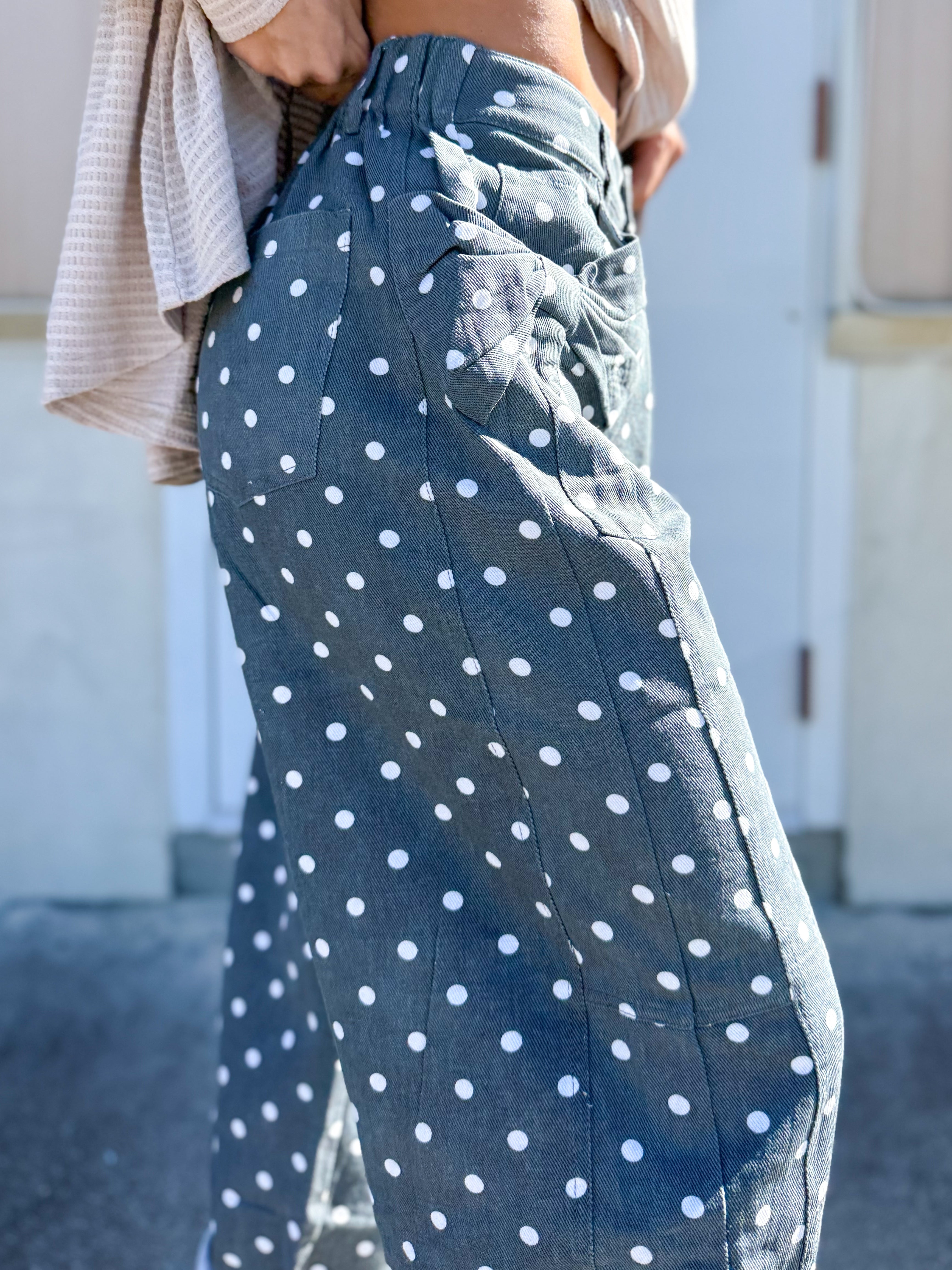 Restock: Spot On Denim Pants-150 PANTS-ODDI-Heathered Boho Boutique, Women's Fashion and Accessories in Palmetto, FL