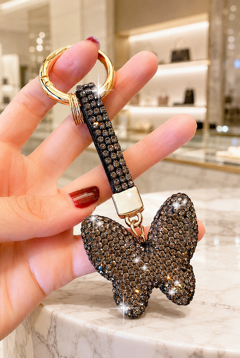 ✨ Flutter & Shine Butterfly Purse Charm-340 OTHER ACCESSORIES-NIHAO JEWELRY-Heathered Boho Boutique, Women's Fashion and Accessories in Palmetto, FL