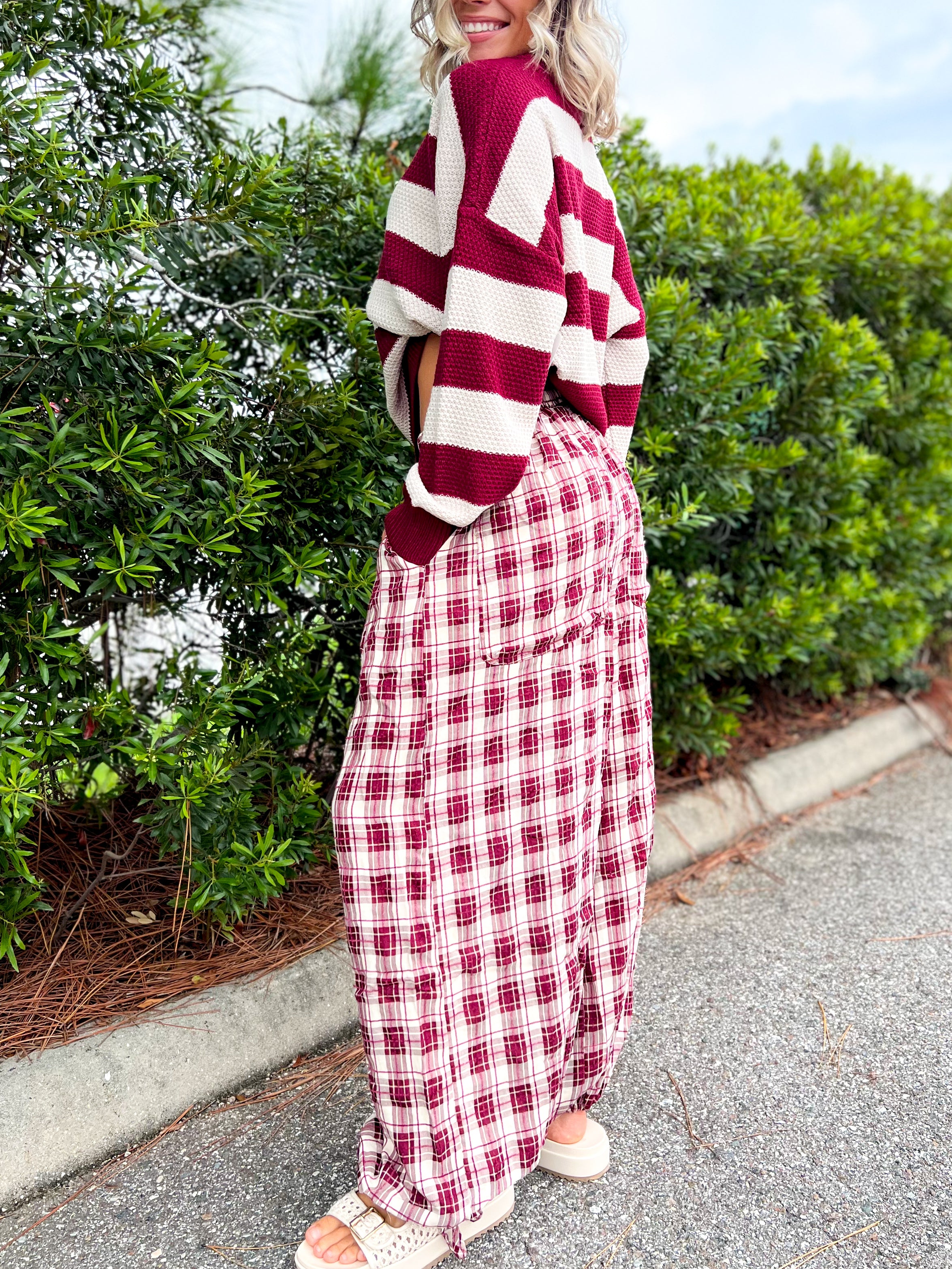 The Harvest Breeze Pants-150 PANTS-JADE BY JANE-Heathered Boho Boutique, Women's Fashion and Accessories in Palmetto, FL