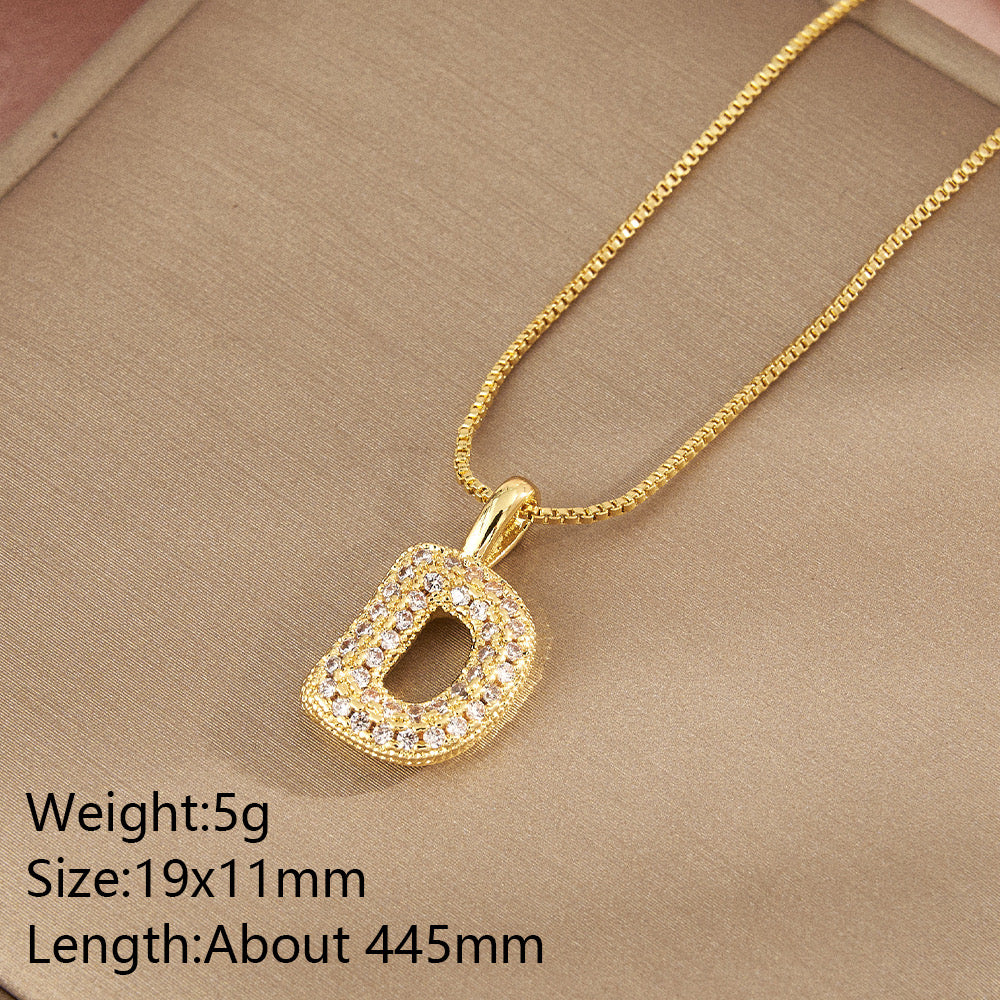 All About YOU Initial Necklace-310 JEWELRY-NIHAO JEWELRY-Heathered Boho Boutique, Women's Fashion and Accessories in Palmetto, FL