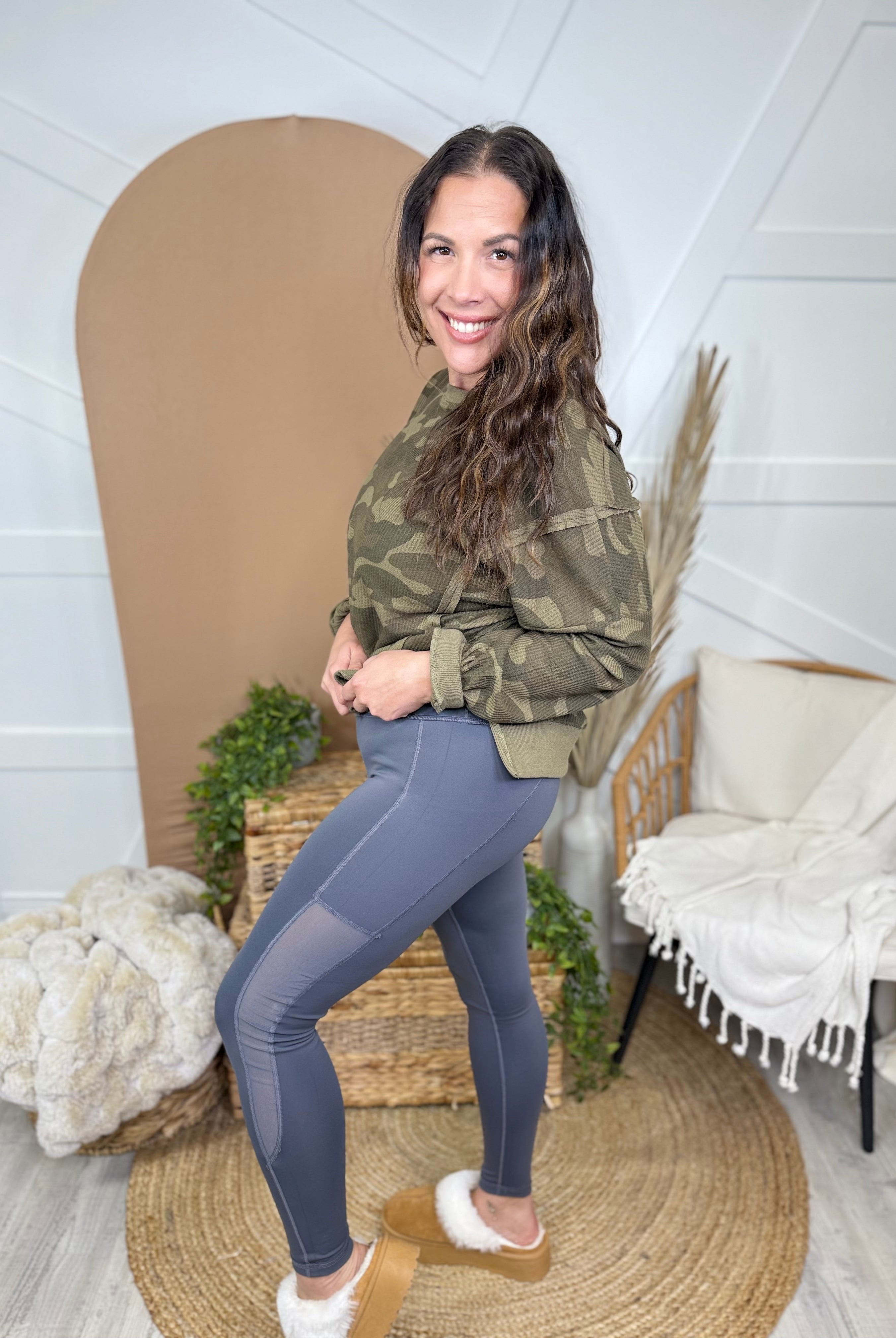 BLACK FRIDAY: Ready For It Leggings-180 LEGGINGS-White Birch-Heathered Boho Boutique, Women's Fashion and Accessories in Palmetto, FL