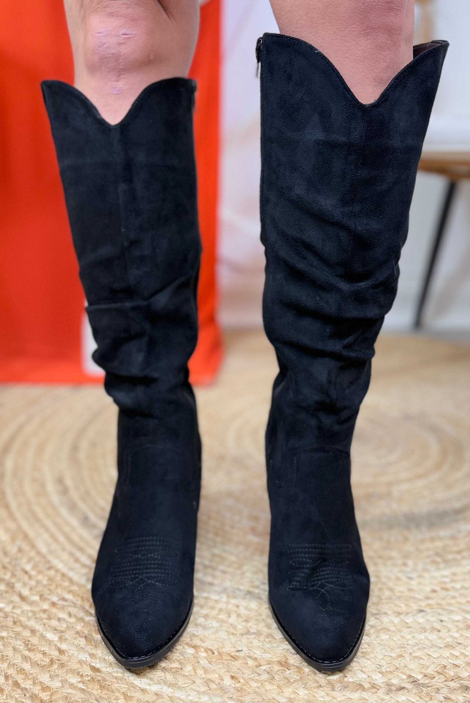 Whitney Boots - Black Suede-350 SHOES-Pierre Dumas-Heathered Boho Boutique, Women's Fashion and Accessories in Palmetto, FL