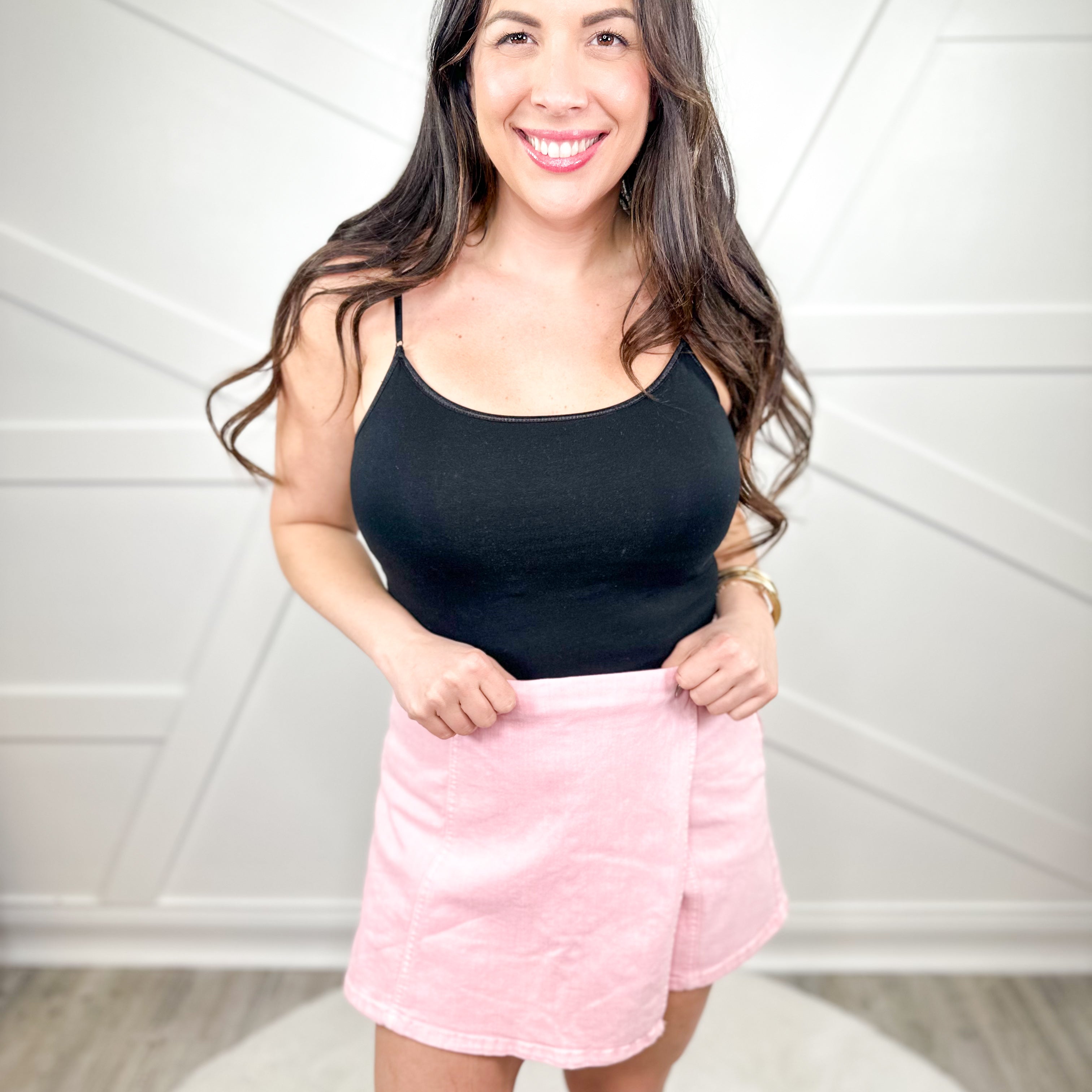 Sass and Class Skort-170 Skort/ Skirt-Love Tree-Heathered Boho Boutique, Women's Fashion and Accessories in Palmetto, FL