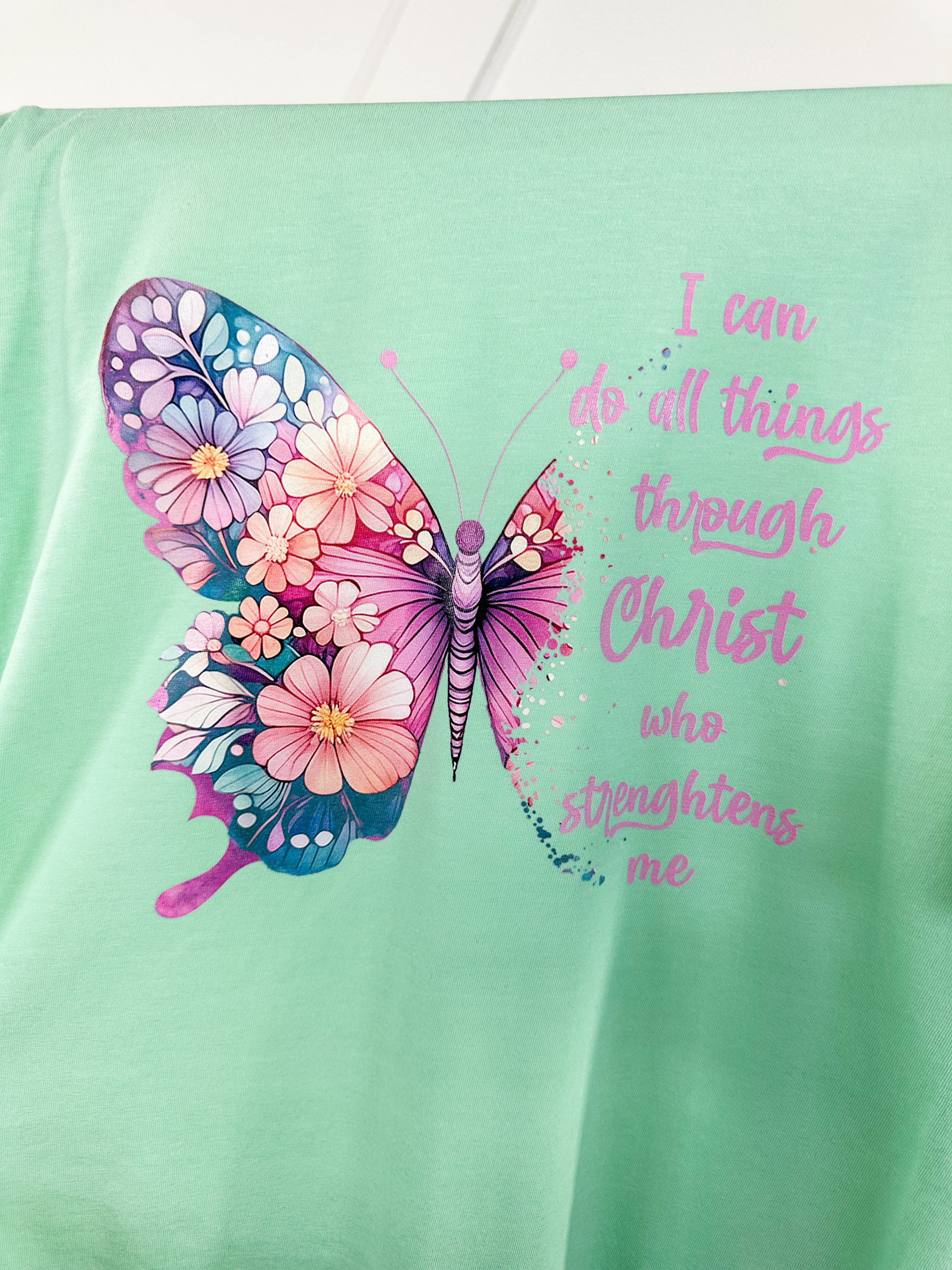 I Can Do All Things Graphic Tee-130 Graphic Tees-Heathered Boho-Heathered Boho Boutique, Women's Fashion and Accessories in Palmetto, FL