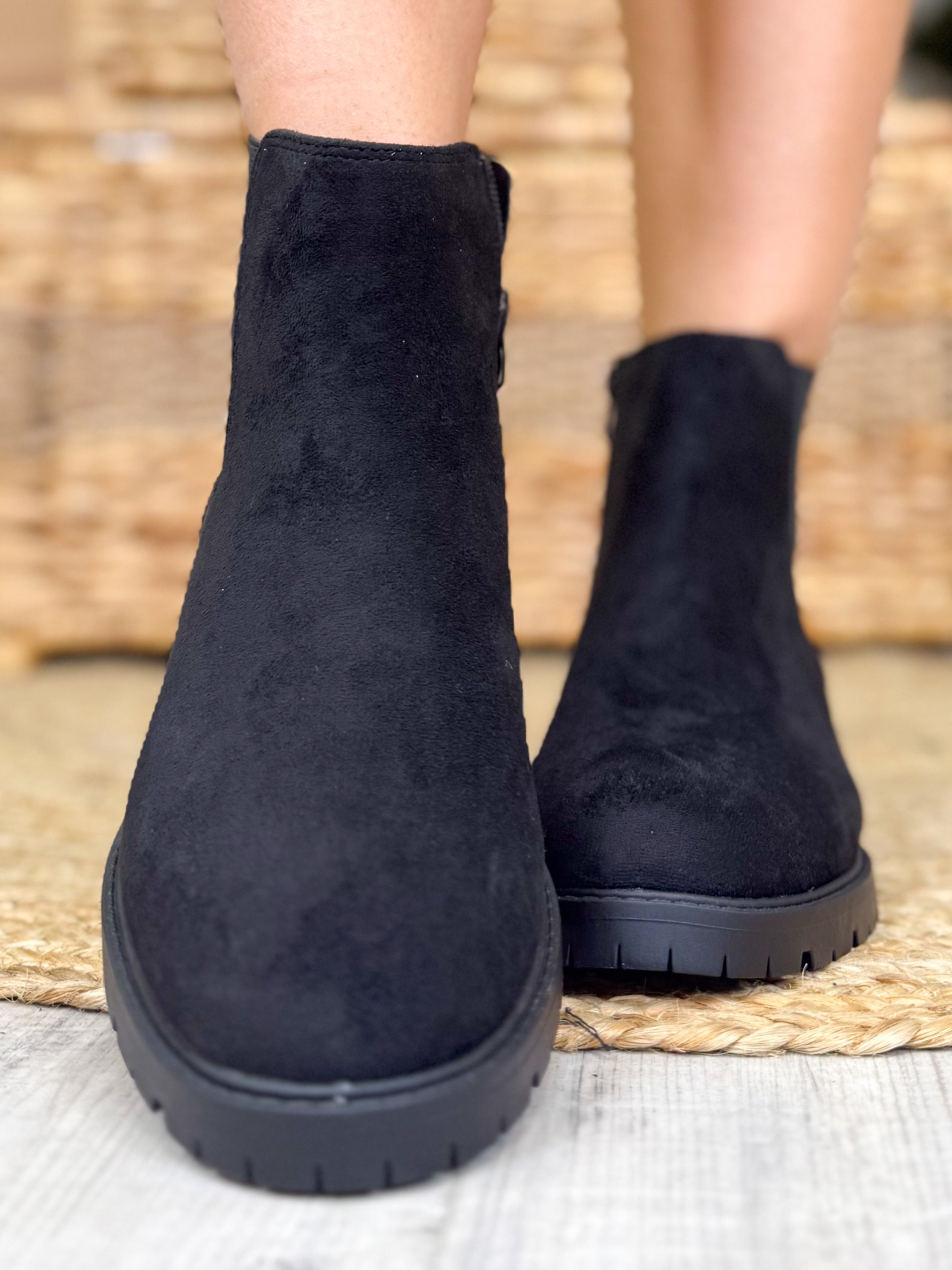 Denver Boots - Black Suede-350 SHOES-Top Guy-Heathered Boho Boutique, Women's Fashion and Accessories in Palmetto, FL
