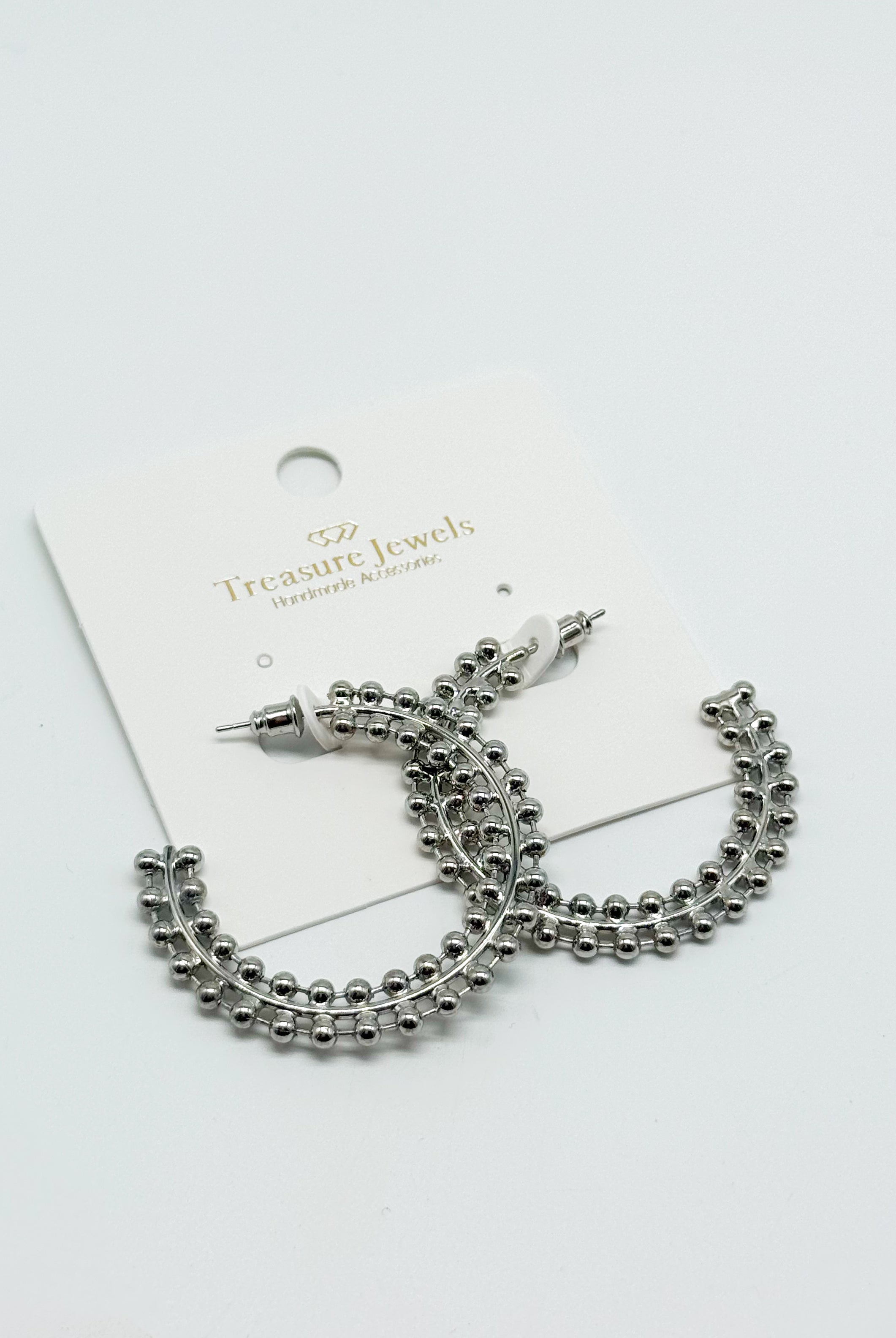 Shelly Hoop-310 Jewelry-Treasure Jewels-Heathered Boho Boutique, Women's Fashion and Accessories in Palmetto, FL