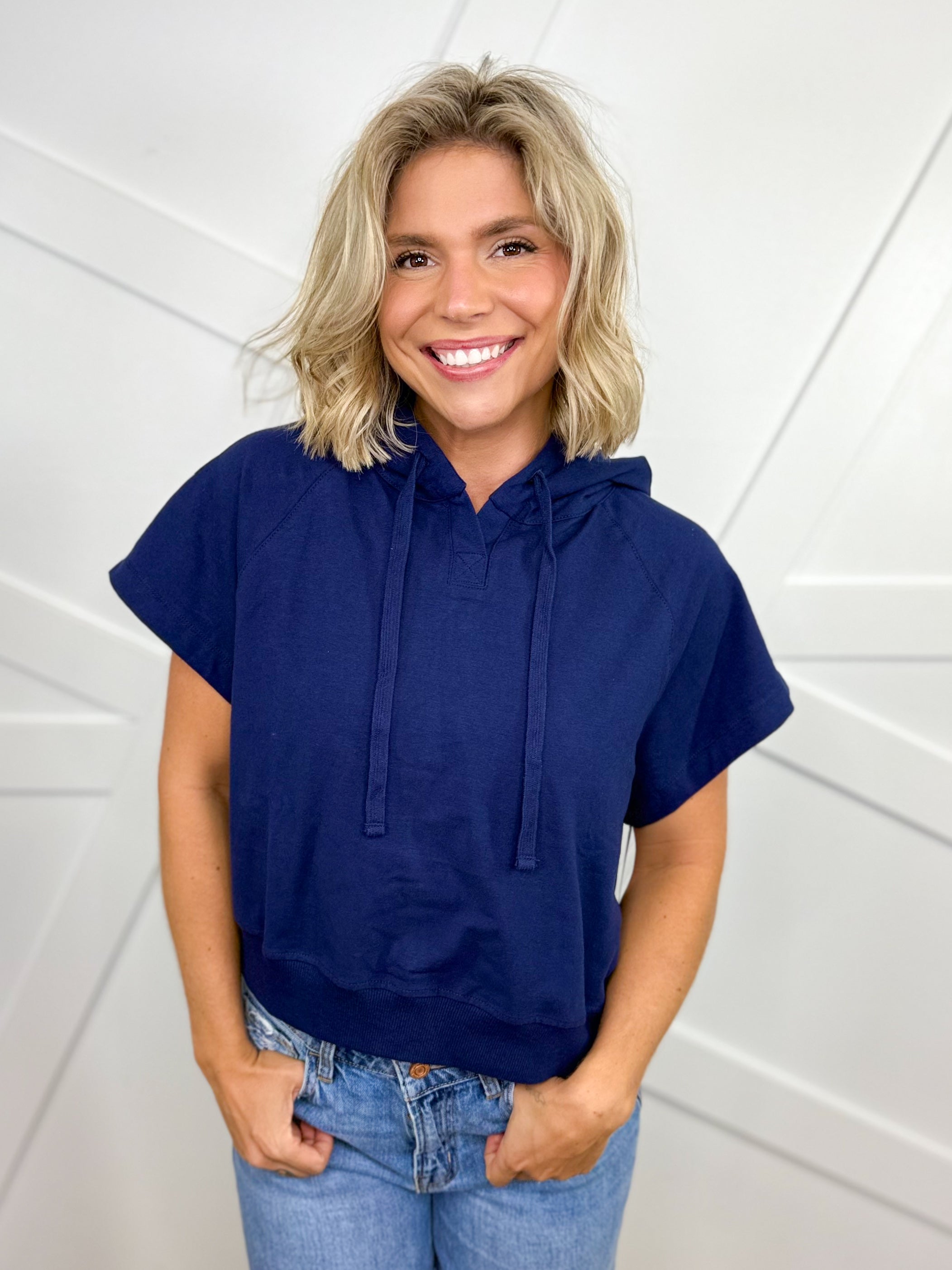 Restock: Freestyle Cropped Hoodie-210 Hoodies-Rae Mode-Heathered Boho Boutique, Women's Fashion and Accessories in Palmetto, FL