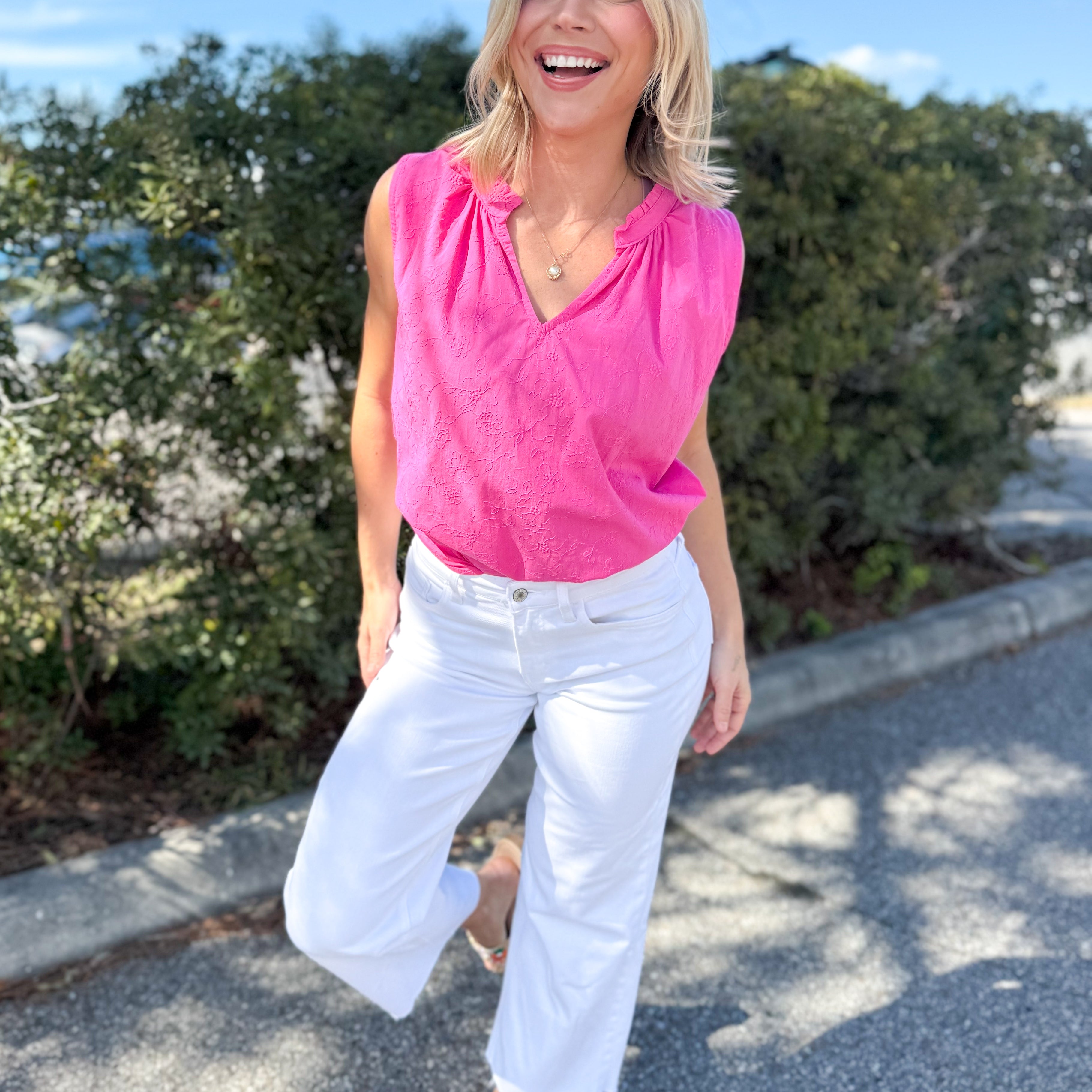 Look So Lovely Top-100 Tank/Crop Tops-DEAR SCARLETT-Heathered Boho Boutique, Women's Fashion and Accessories in Palmetto, FL