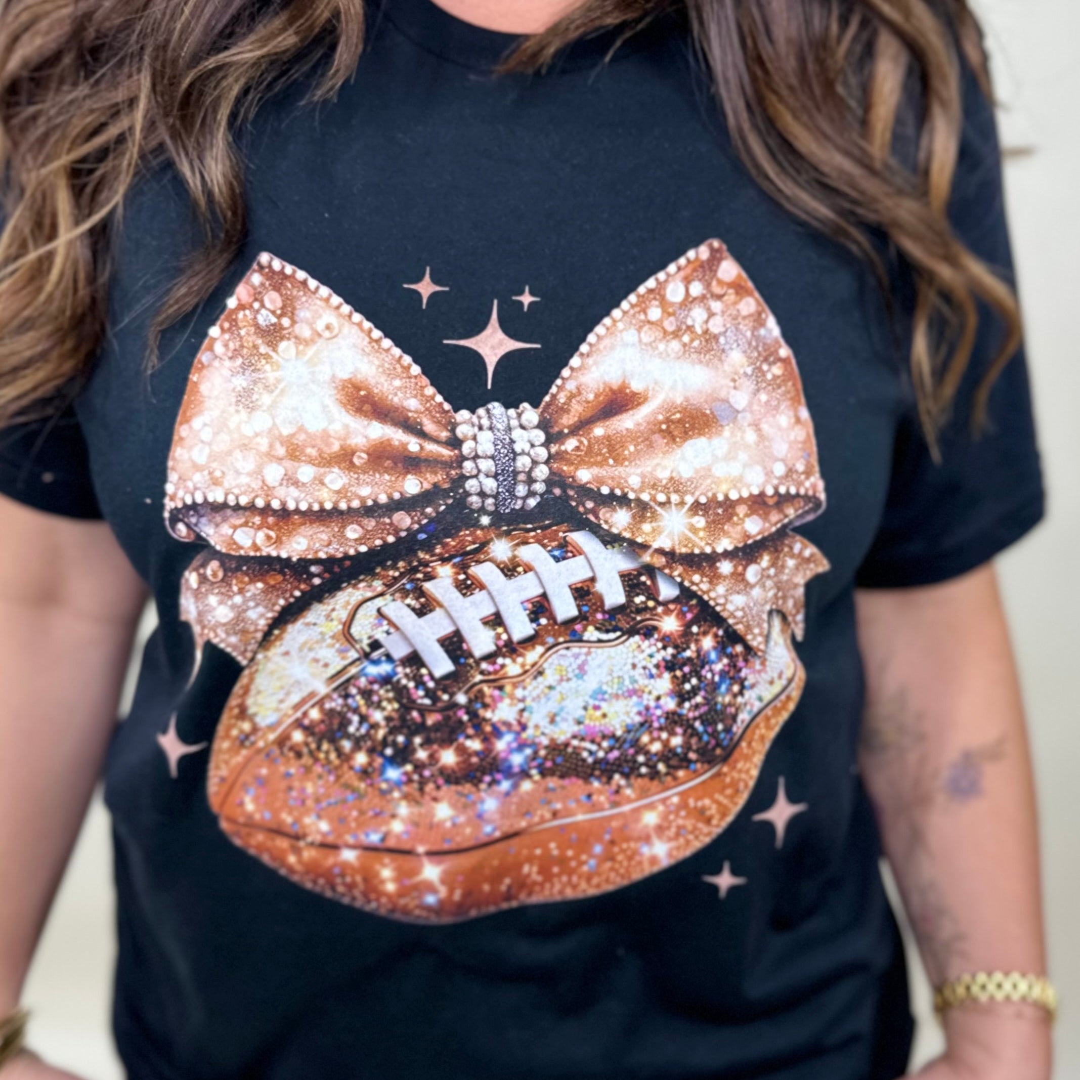 Boujee Ball Graphic Tee-130 Graphic Tees-Heathered Boho-Heathered Boho Boutique, Women's Fashion and Accessories in Palmetto, FL