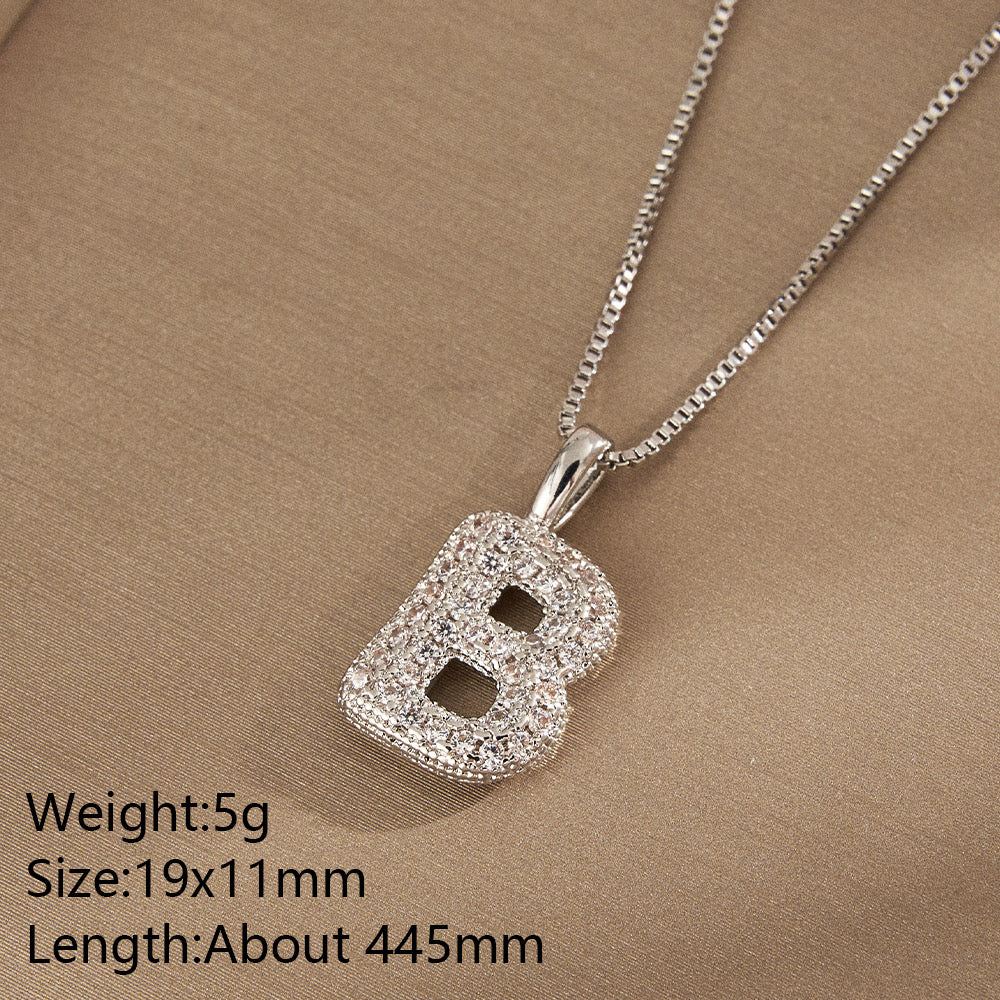 All About YOU Initial Necklace-310 JEWELRY-NIHAO JEWELRY-Heathered Boho Boutique, Women's Fashion and Accessories in Palmetto, FL