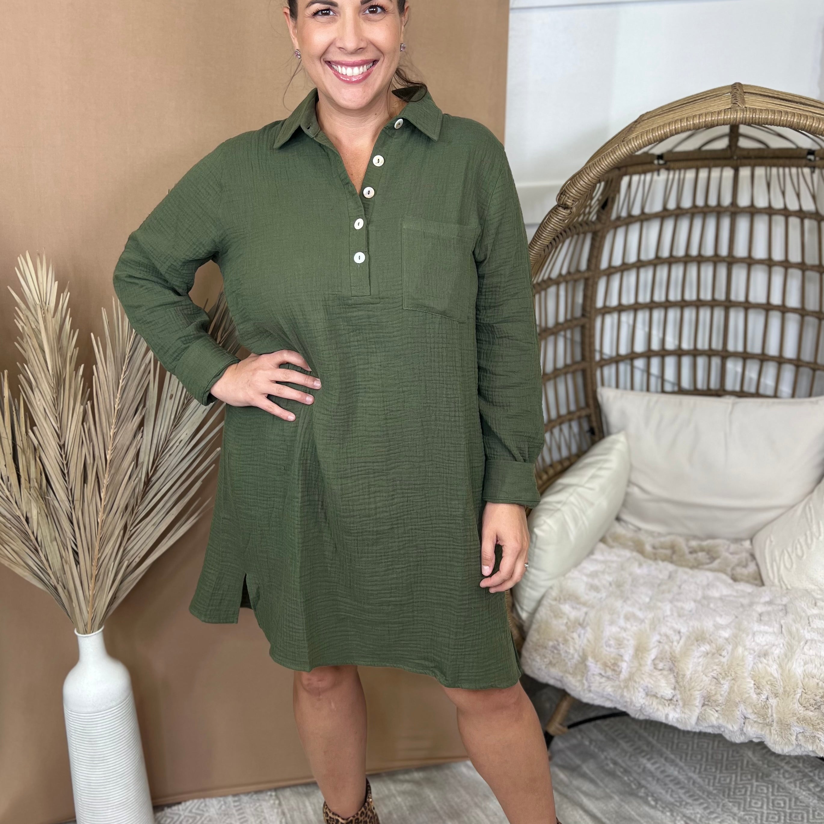 Sorelle Dress-230 DRESSES/JUMPSUITS/ROMPERS-DEAR SCARLETT-Heathered Boho Boutique, Women's Fashion and Accessories in Palmetto, FL