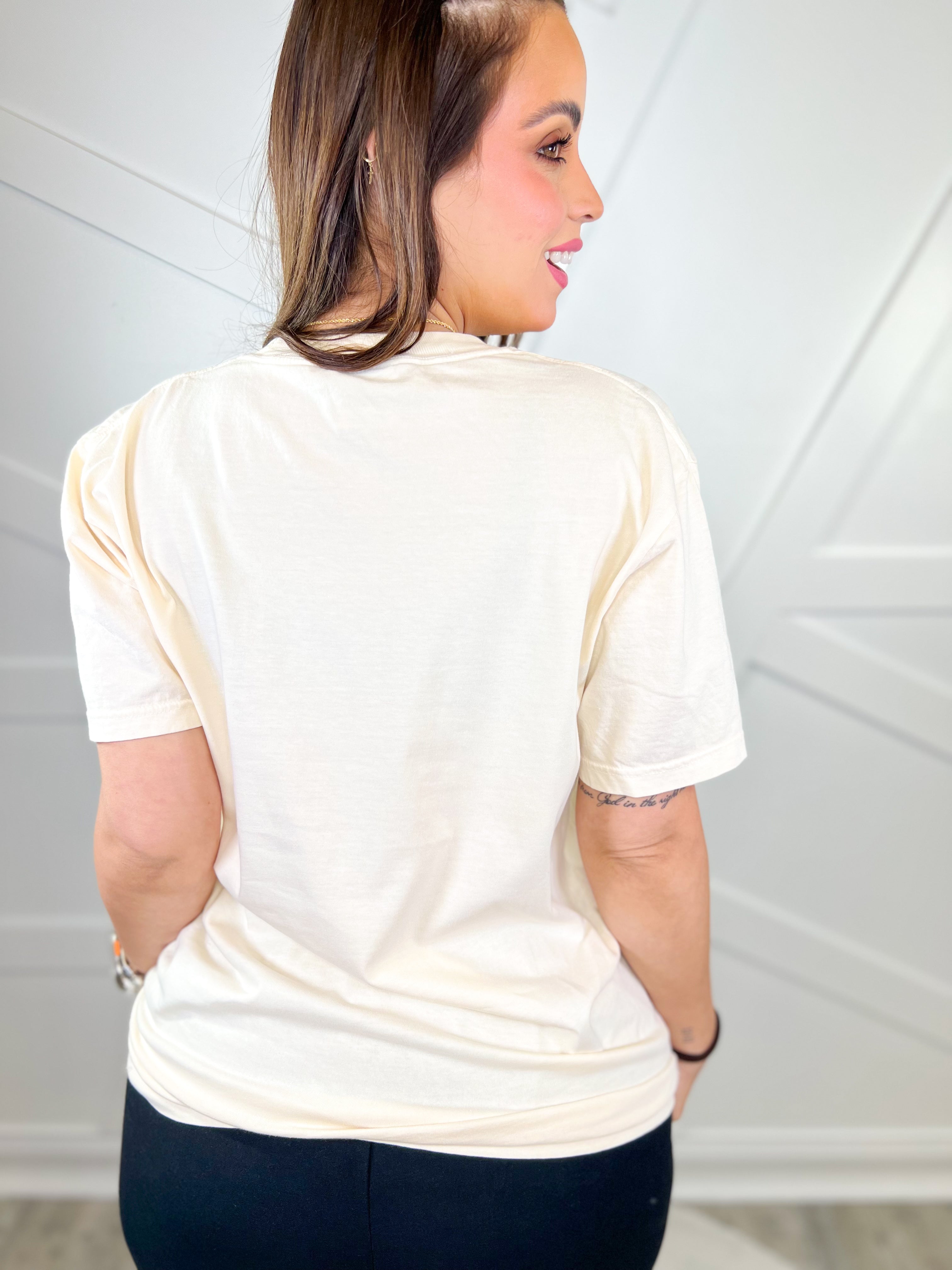 Sandy Toes & Sunkissed Nose Graphic Tee-130 Graphic Tees-Heathered Boho-Heathered Boho Boutique, Women's Fashion and Accessories in Palmetto, FL