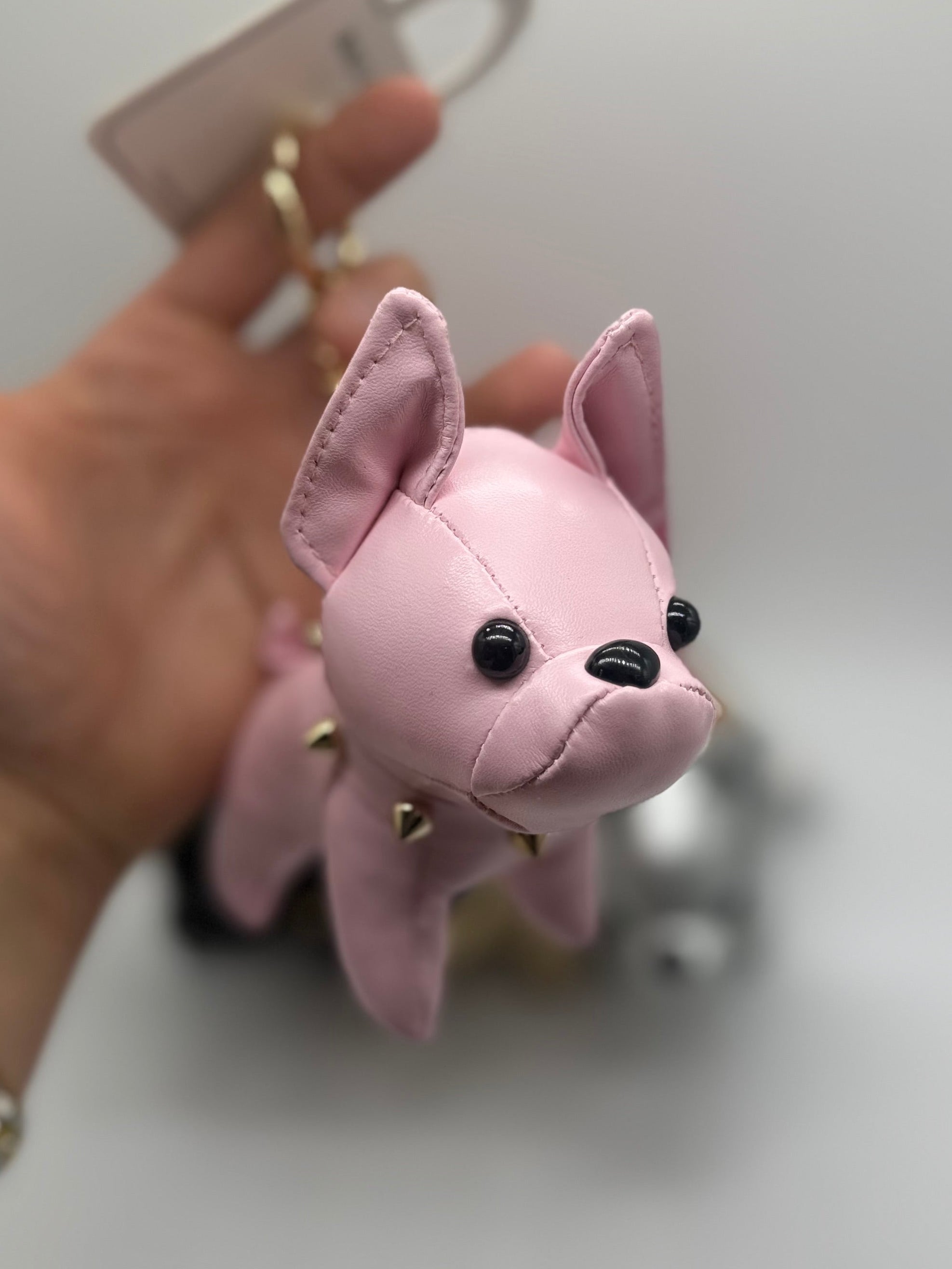 Large Bulldog Keychain-340 Other Accessories-Queens Designs-Heathered Boho Boutique, Women's Fashion and Accessories in Palmetto, FL