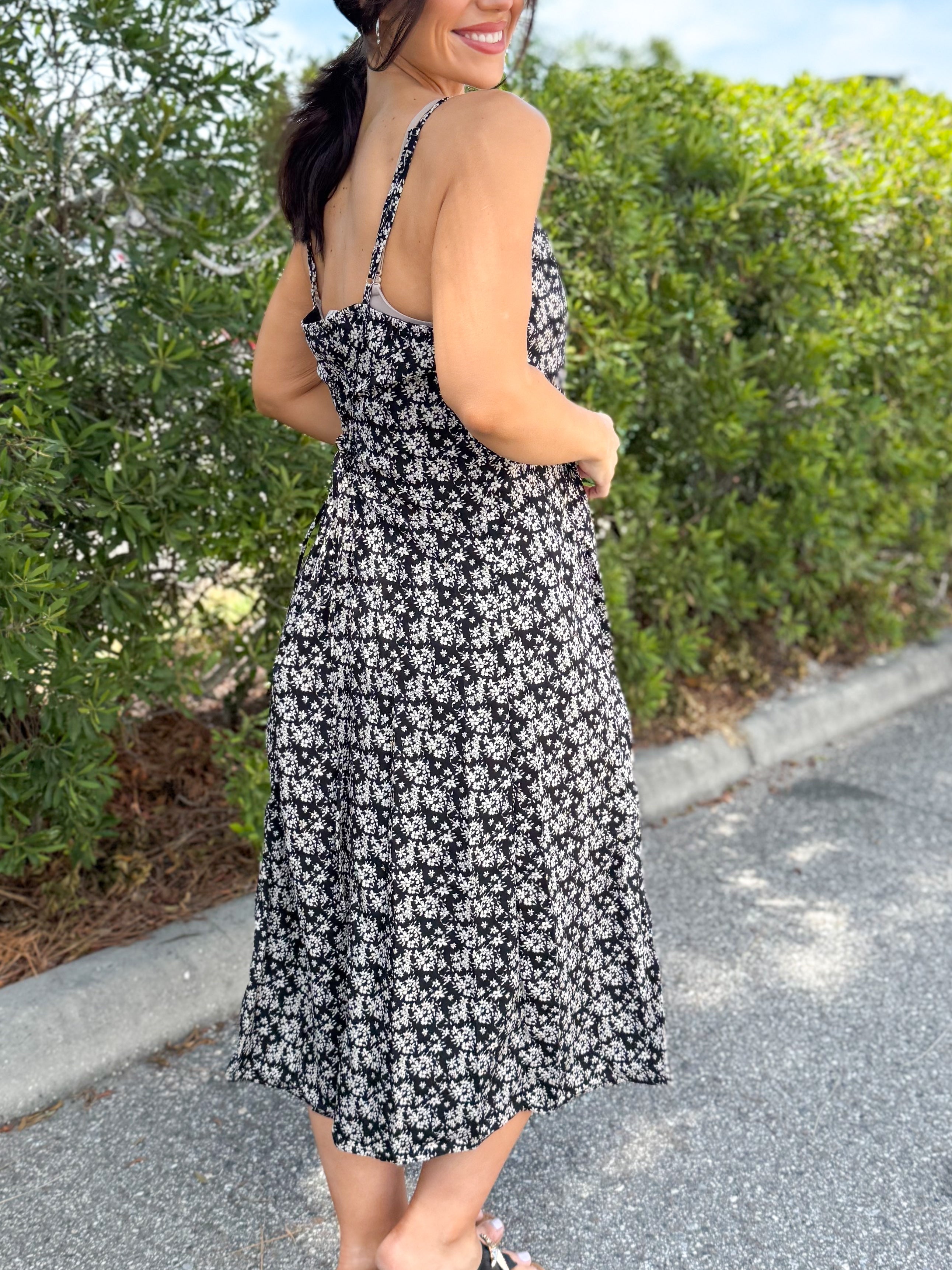 Golden Hour Button Maxi Dress-230 DRESSES/JUMPSUITS/ROMPERS-JADE BY JANE-Heathered Boho Boutique, Women's Fashion and Accessories in Palmetto, FL