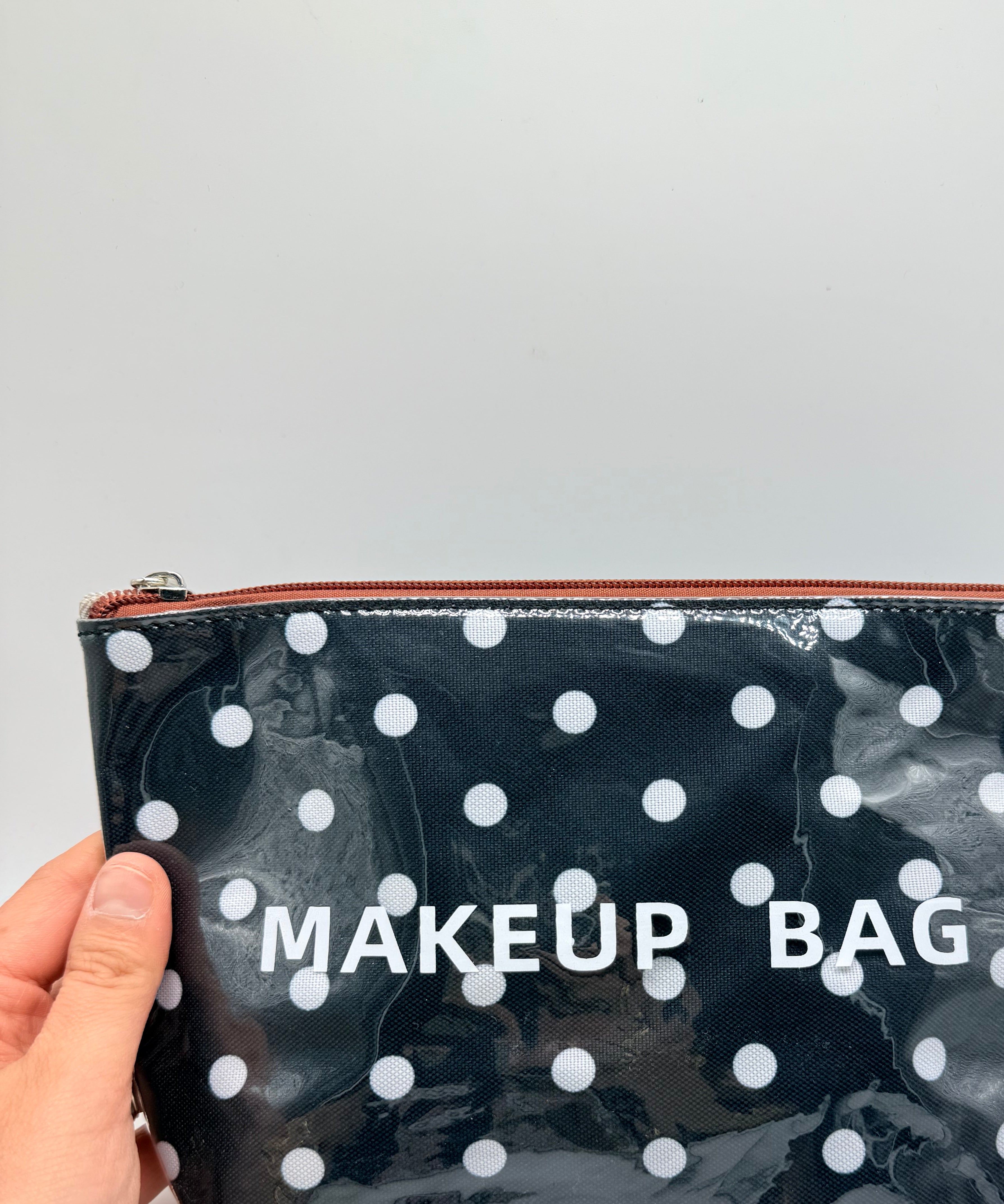 PVC Makeup Bag-320 BAGS-MKS AMERICA-Heathered Boho Boutique, Women's Fashion and Accessories in Palmetto, FL