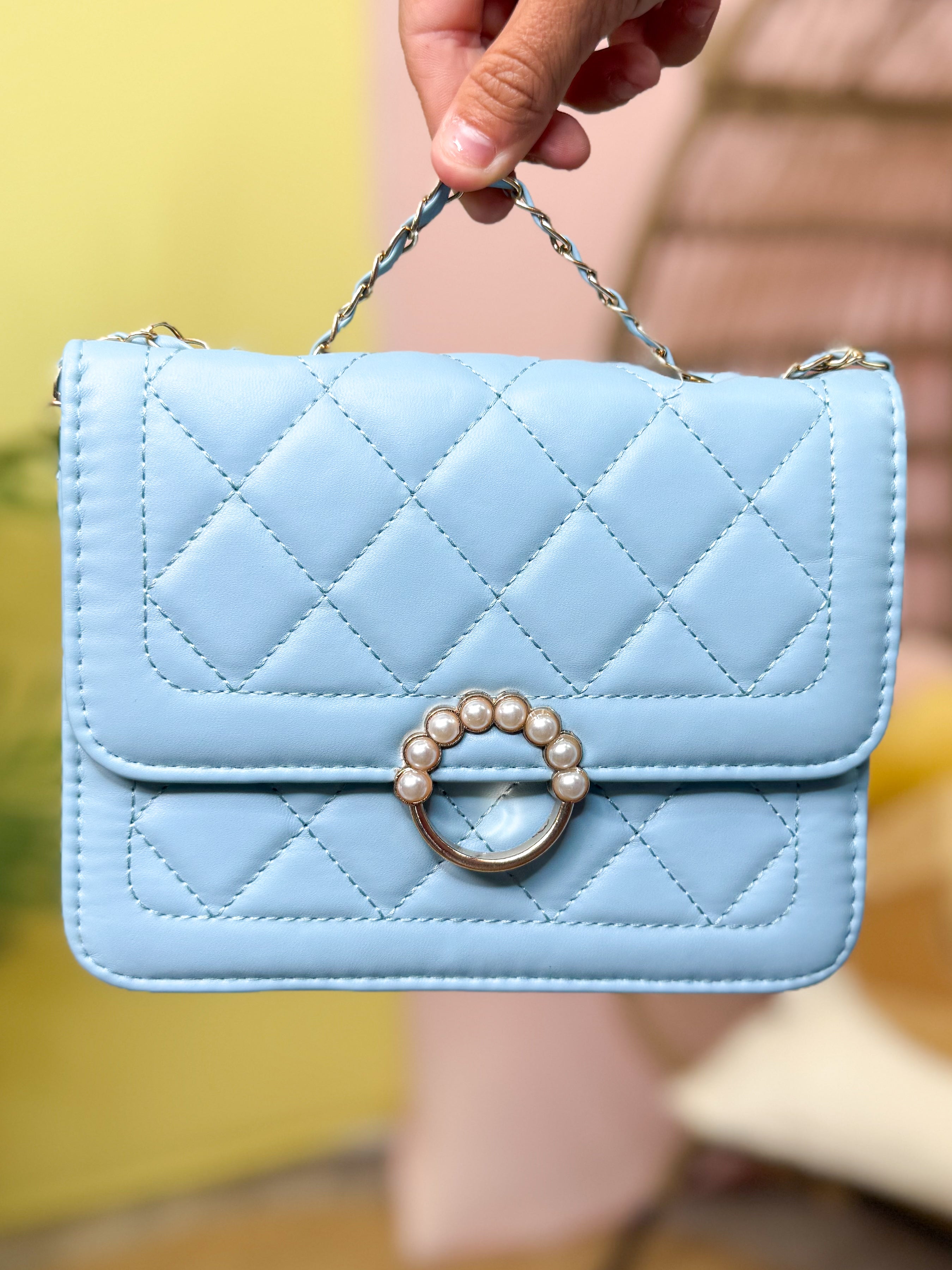 Pearl Luxe Crossbody Purse-320 Bags-Heathered Boho-Heathered Boho Boutique, Women's Fashion and Accessories in Palmetto, FL