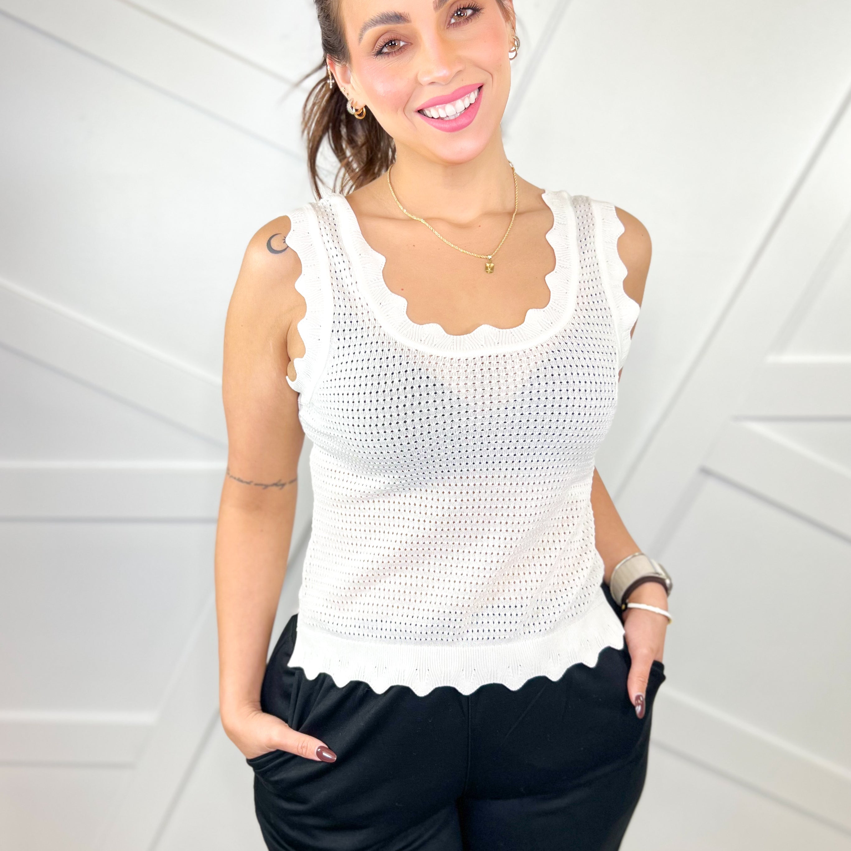 Magical Moment Tank Top-100 TANK/CROP TOPS-White Birch-Heathered Boho Boutique, Women's Fashion and Accessories in Palmetto, FL