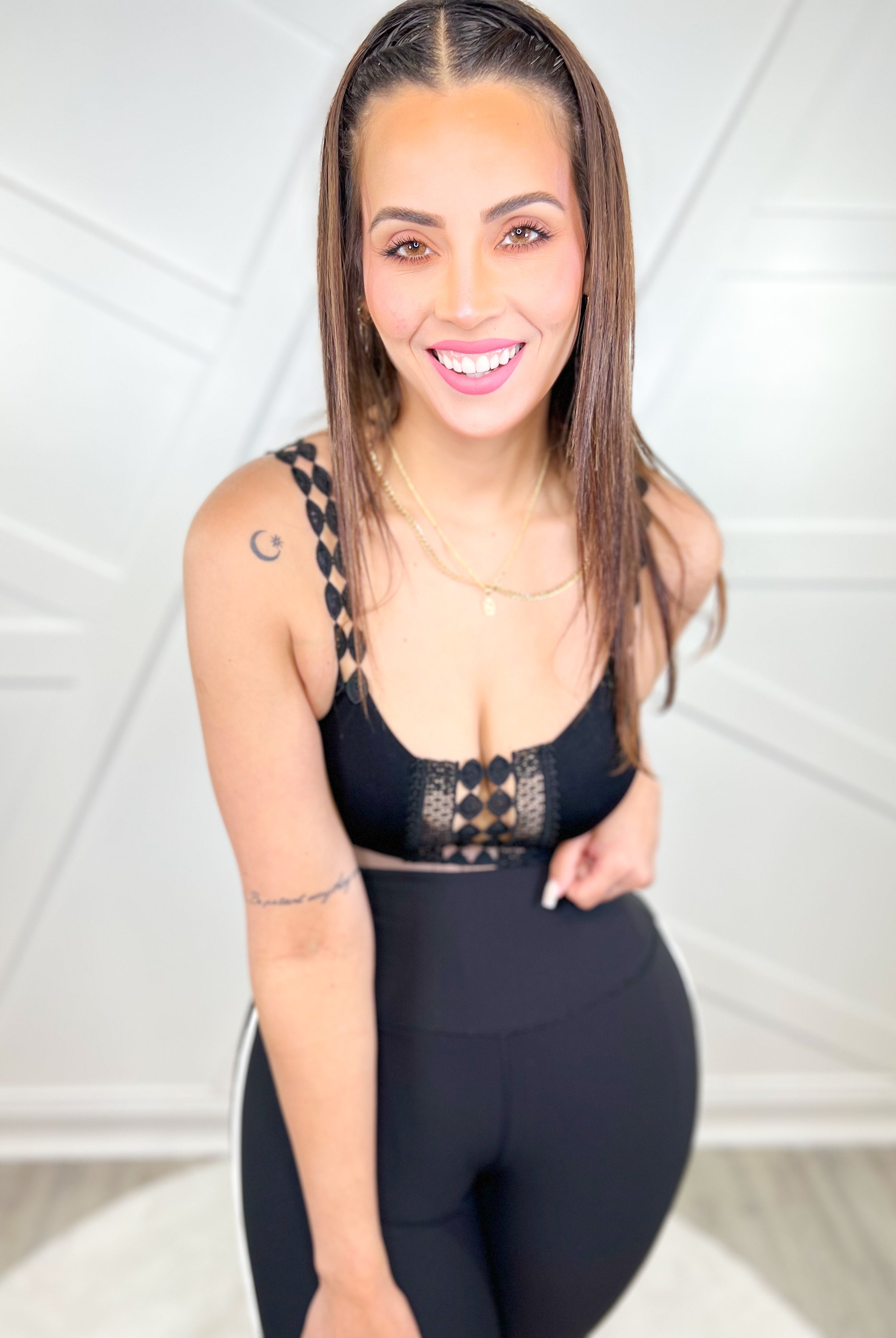 Restock: Feminine Lace Bralette-140 Body Suits/ Intimates-Leto-Heathered Boho Boutique, Women's Fashion and Accessories in Palmetto, FL