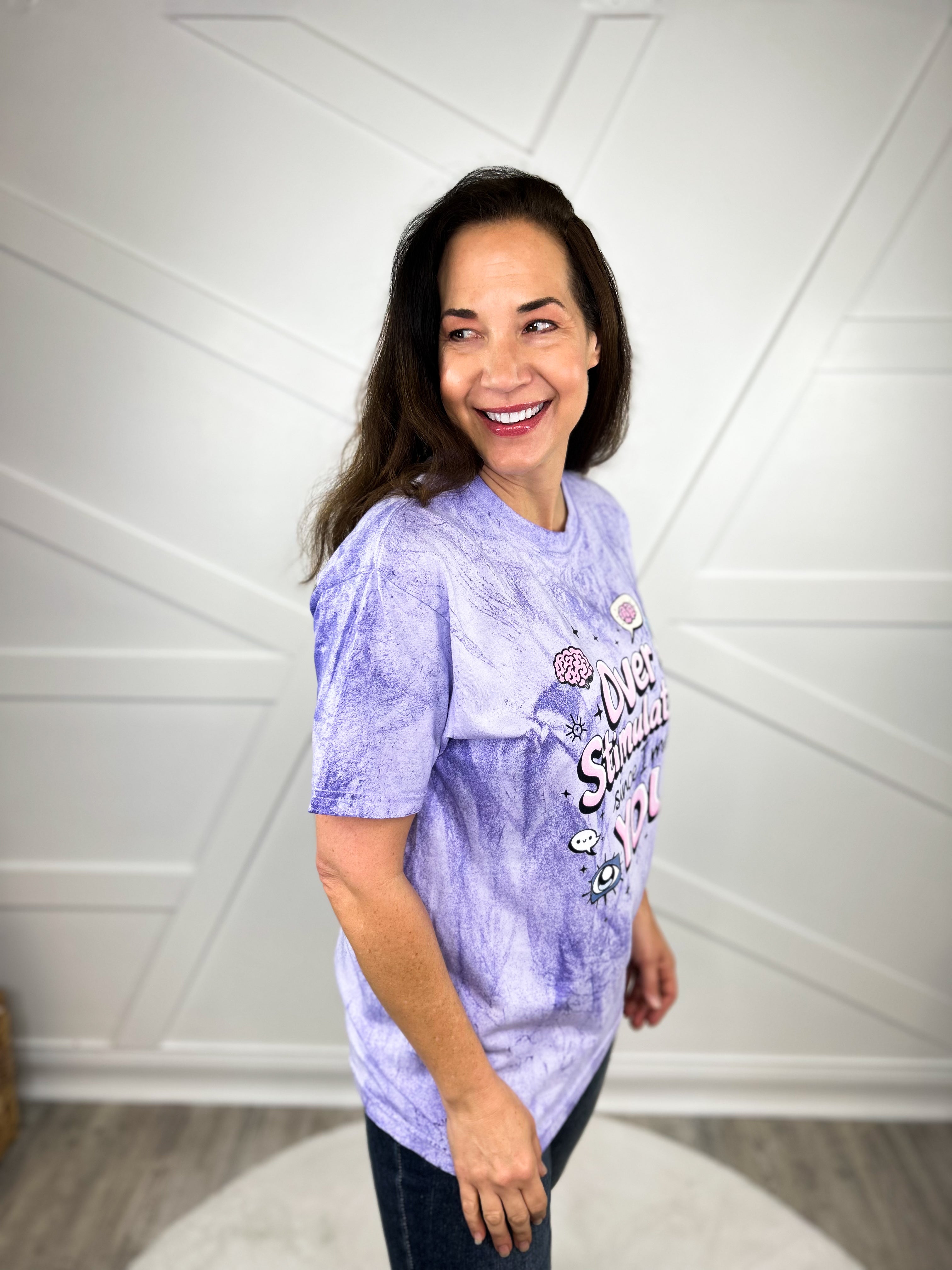 Since I Met You Graphic Tee - Amethyst-130 Graphic Tees-Heathered Boho-Heathered Boho Boutique, Women's Fashion and Accessories in Palmetto, FL
