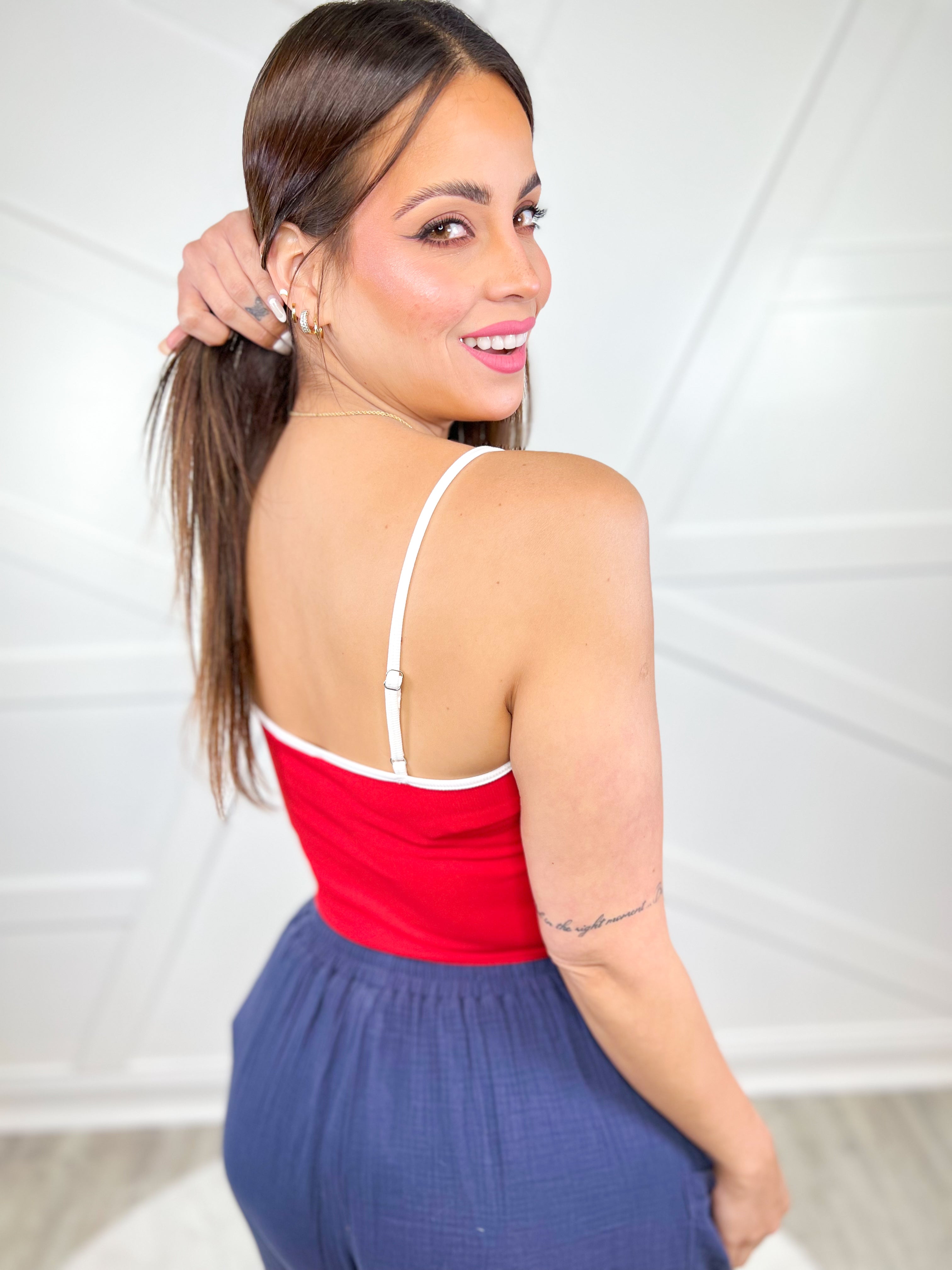 Lookin' Cute Tank Top-100 TANK/CROP TOPS-Blu Pepper-Heathered Boho Boutique, Women's Fashion and Accessories in Palmetto, FL