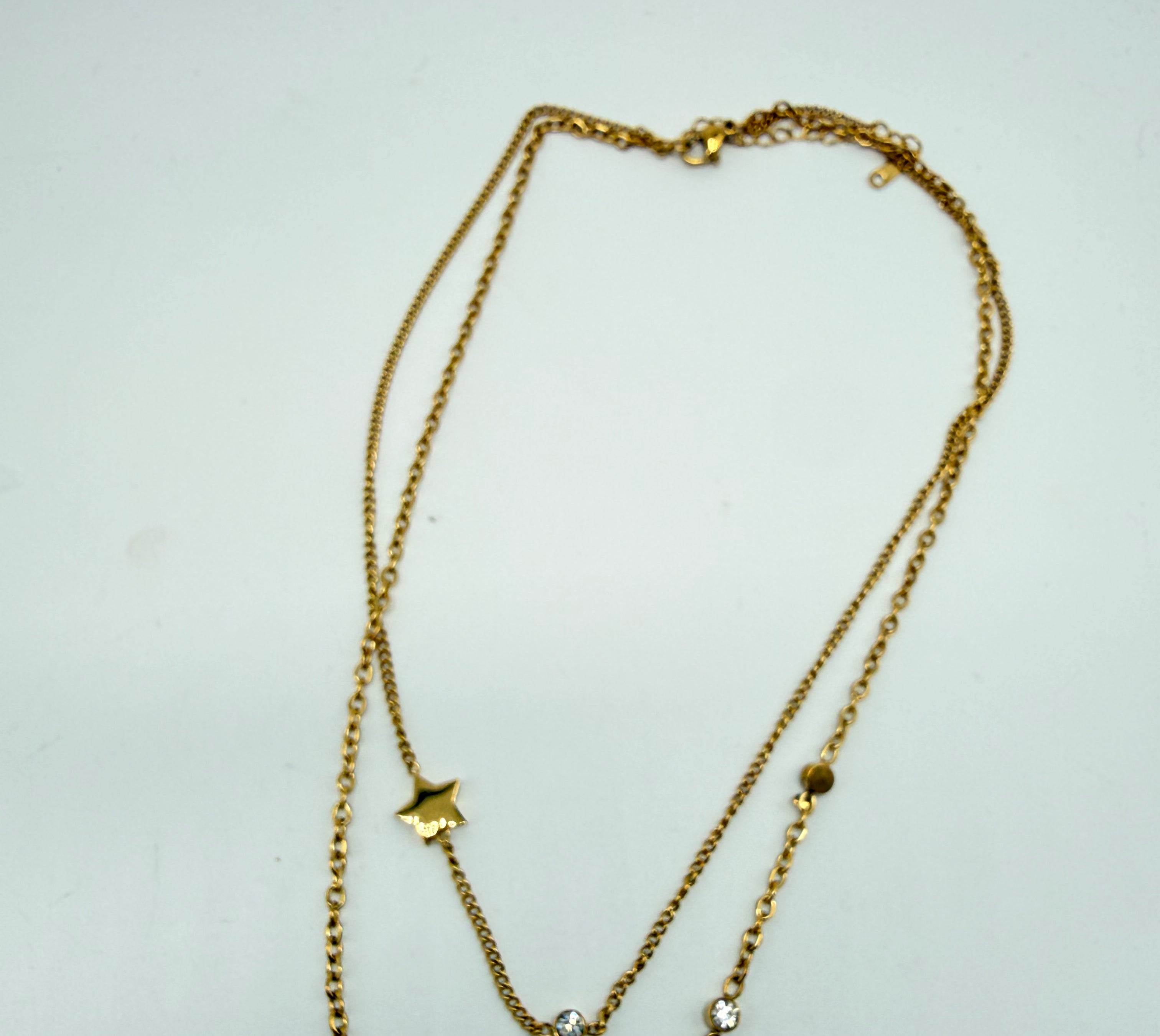 Stars and Links Waterproof Bracelet or Necklace-310 Jewelry-NIHAO JEWELRY-Heathered Boho Boutique, Women's Fashion and Accessories in Palmetto, FL