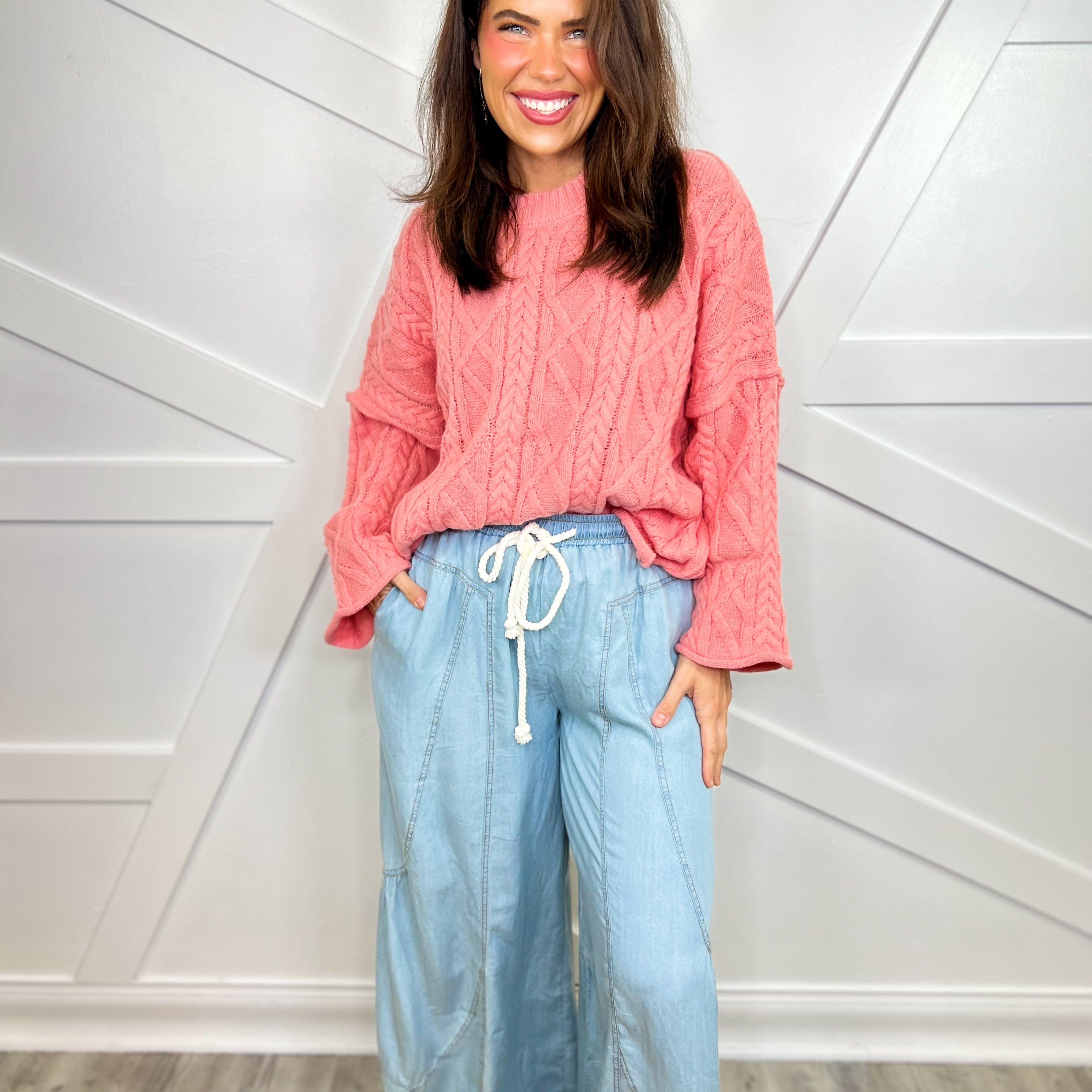 Free Fall Pants-150 PANTS-ODDI-Heathered Boho Boutique, Women's Fashion and Accessories in Palmetto, FL