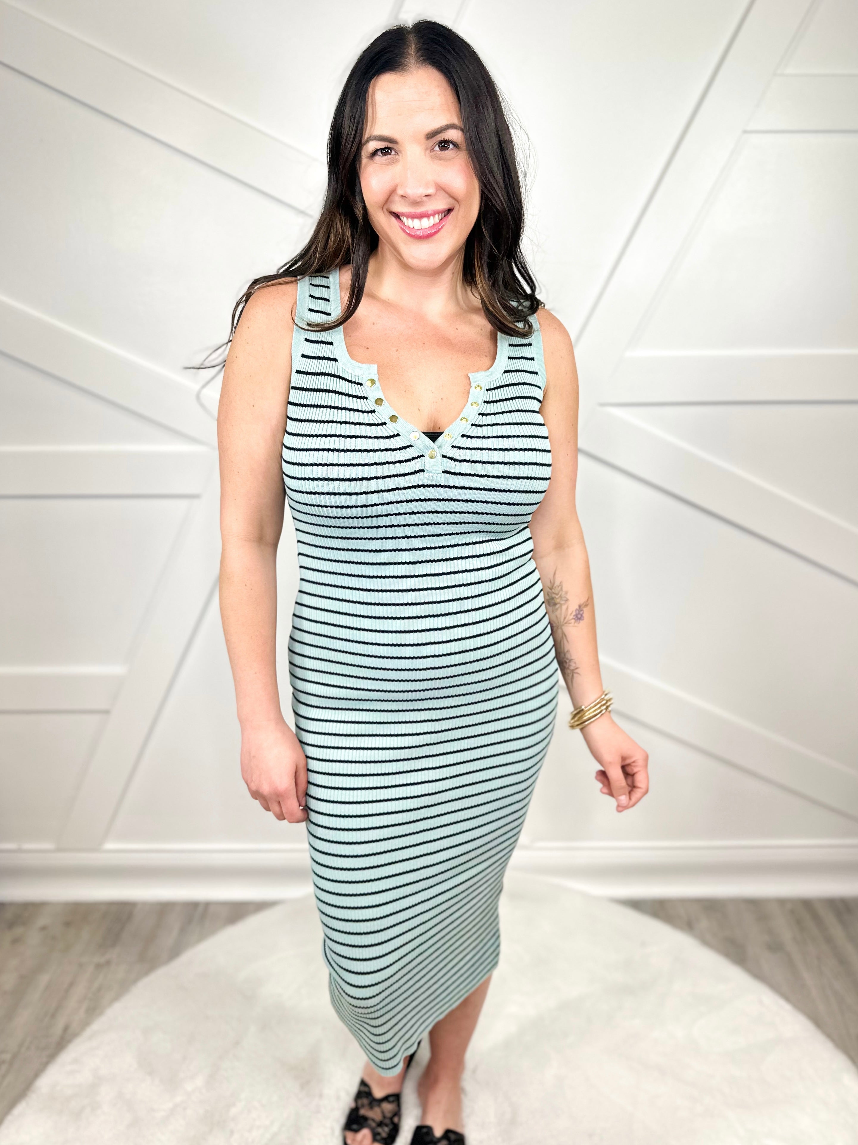 Restock: Modern Take Dress-230 DRESSES/JUMPSUITS/ROMPERS-Love Tree-Heathered Boho Boutique, Women's Fashion and Accessories in Palmetto, FL