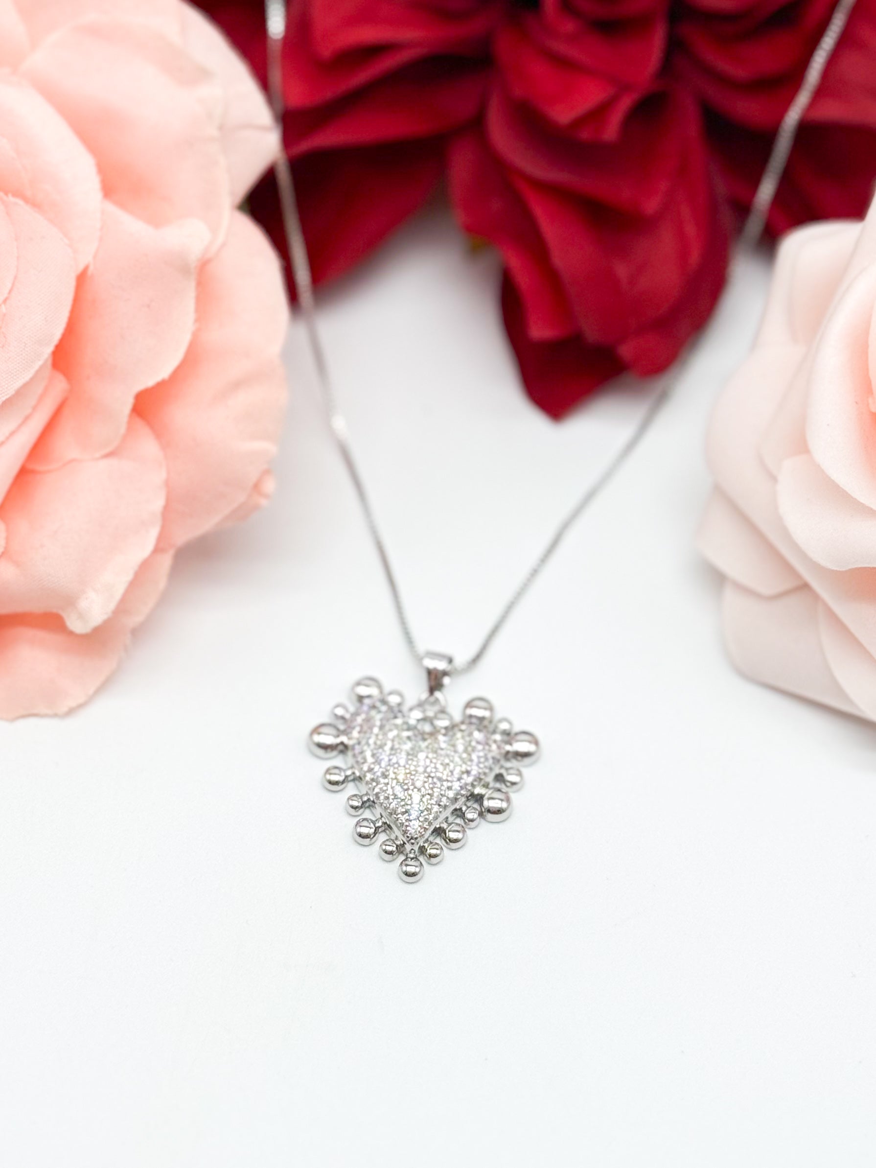 BLACK FRIDAY: Shining Love Necklace-310 JEWELRY-Treasure Jewels-Heathered Boho Boutique, Women's Fashion and Accessories in Palmetto, FL