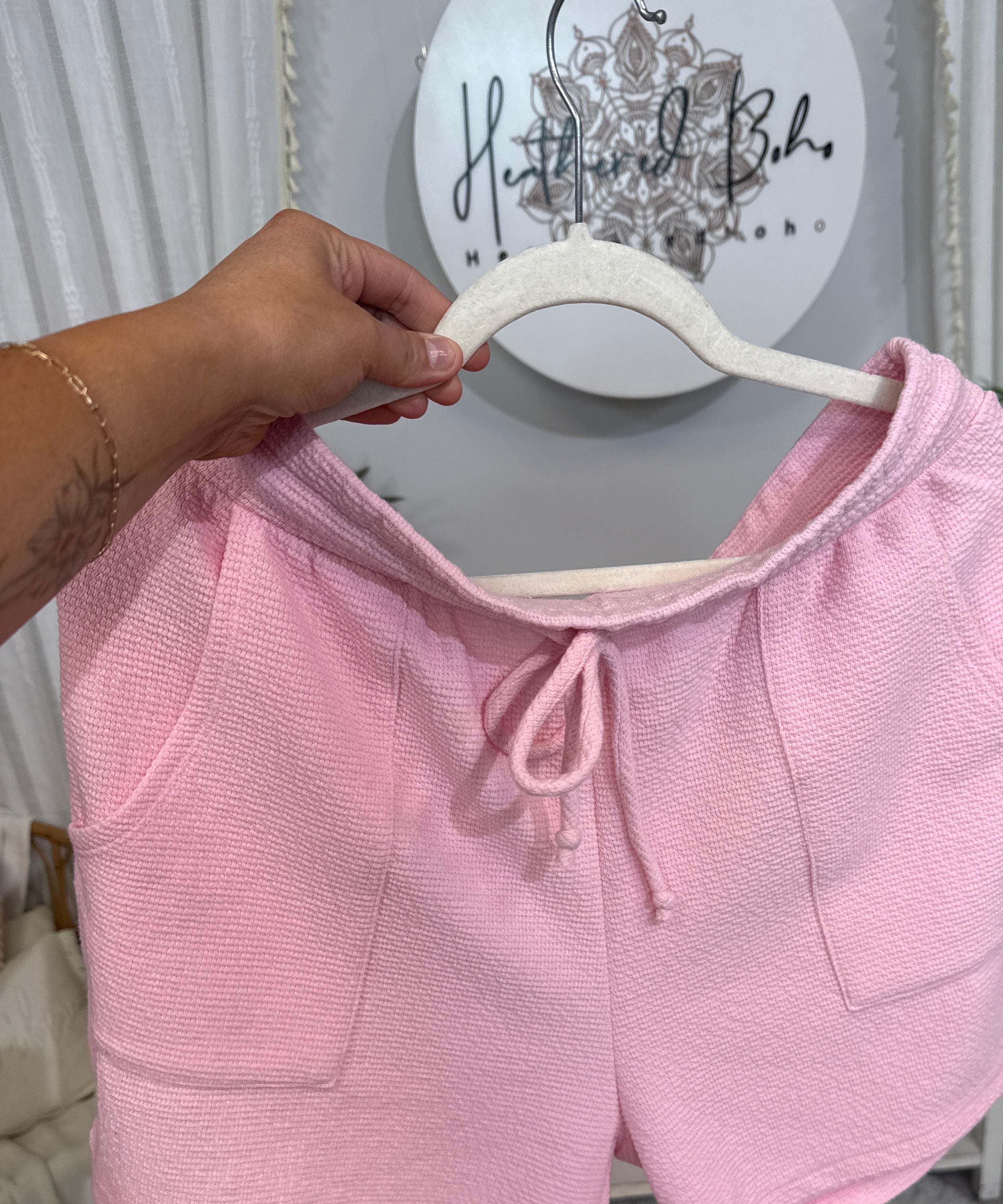 Reset Shorts-160 SHORTS-TRES BIEN-Heathered Boho Boutique, Women's Fashion and Accessories in Palmetto, FL