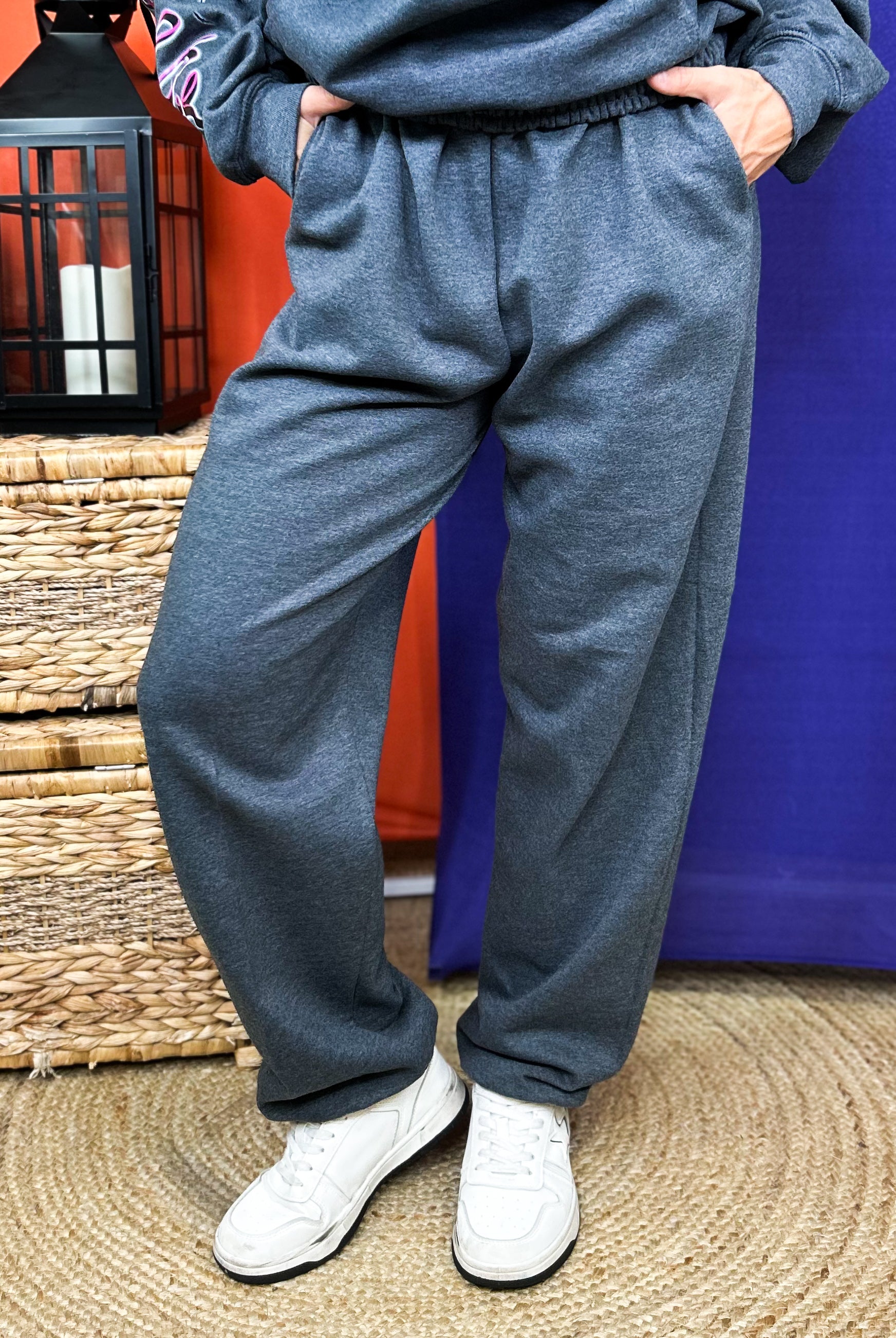 Boho Halloween 2026 Graphic Jogger-150 PANTS-Heathered Boho-Heathered Boho Boutique, Women's Fashion and Accessories in Palmetto, FL