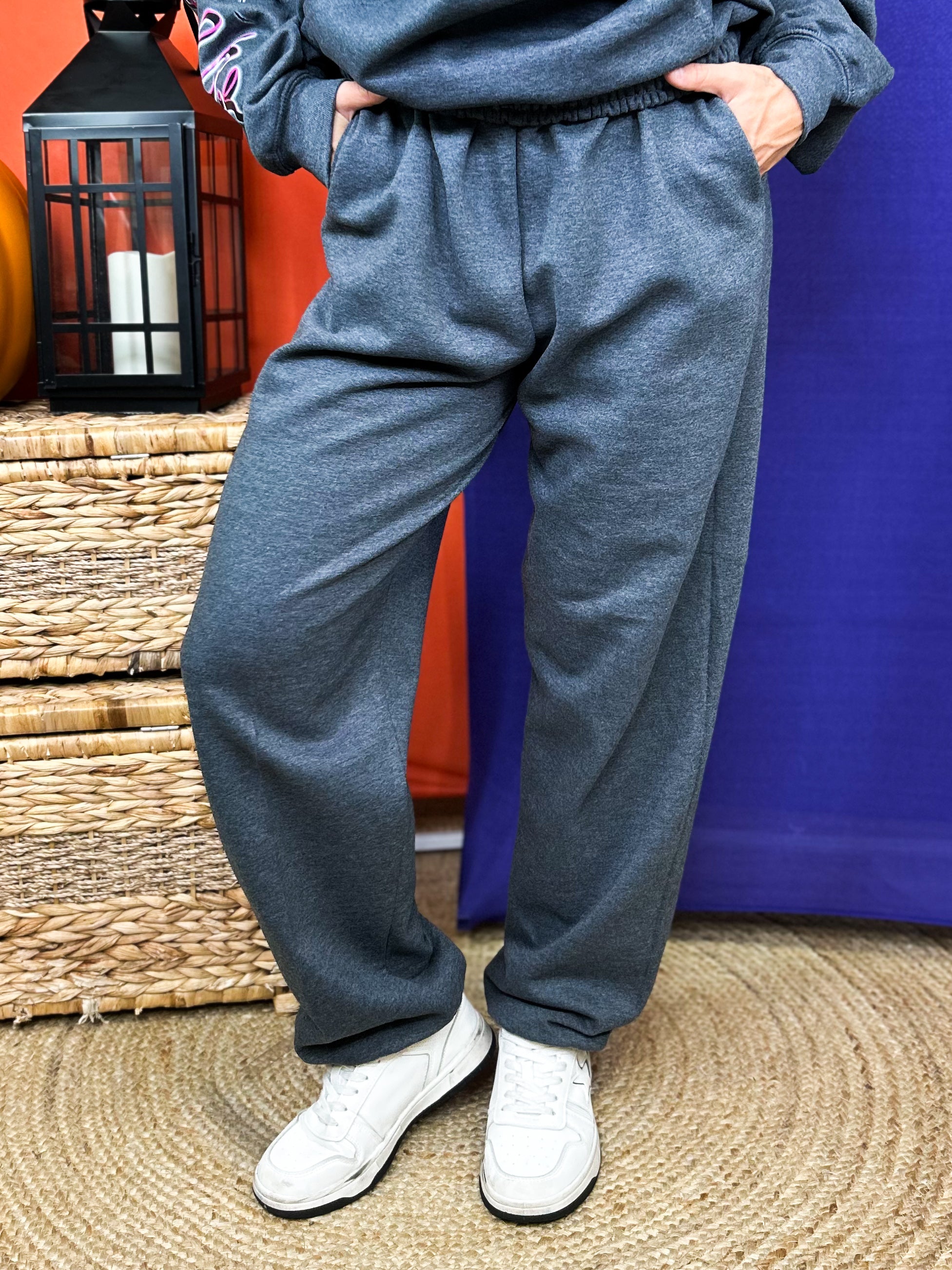 Boho Halloween 2026 Graphic Jogger-150 PANTS-Heathered Boho-Heathered Boho Boutique, Women's Fashion and Accessories in Palmetto, FL