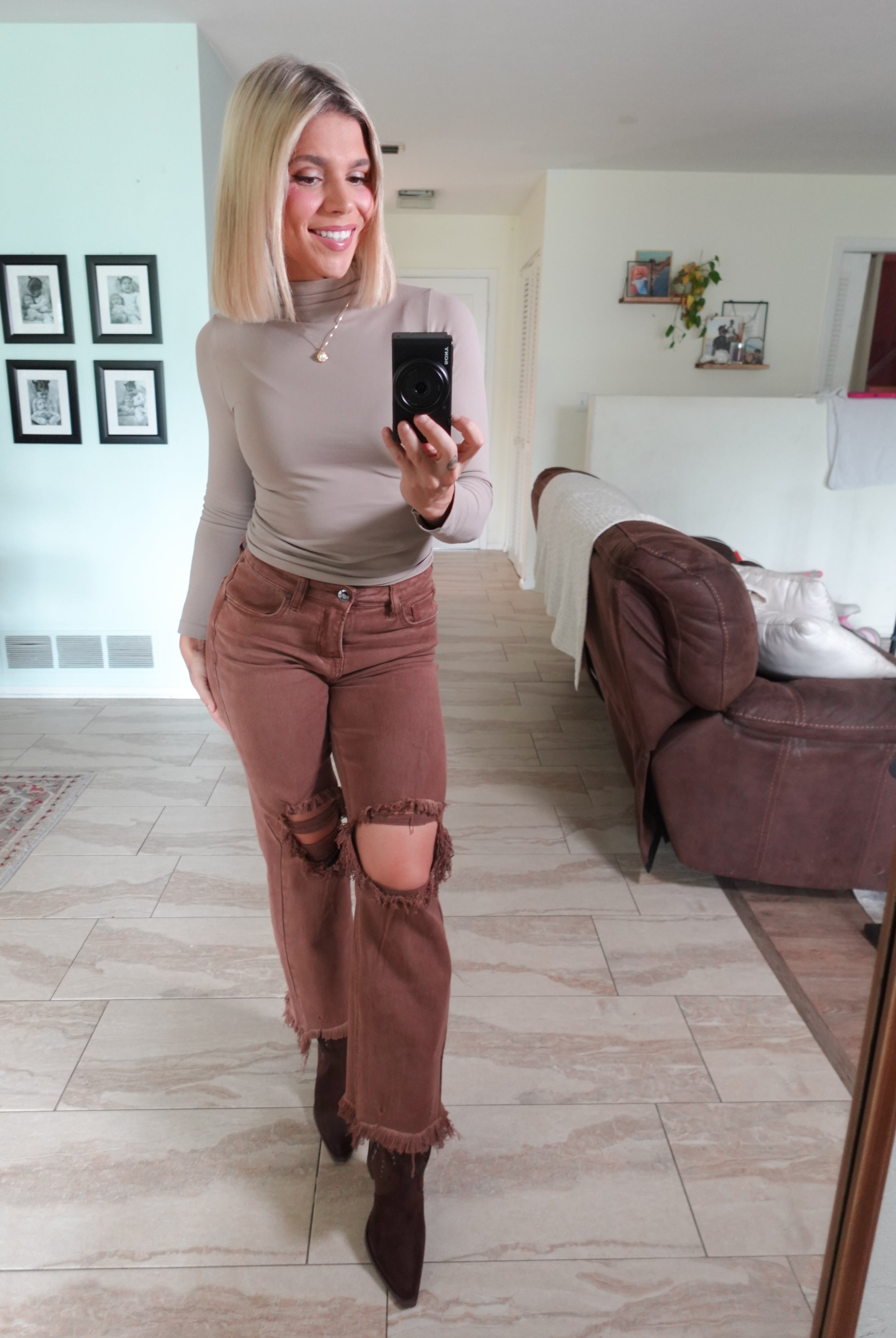 Espresso Yourself Straight Leg by Risen Jeans-190 Jeans-Risen Jeans-Heathered Boho Boutique, Women's Fashion and Accessories in Palmetto, FL