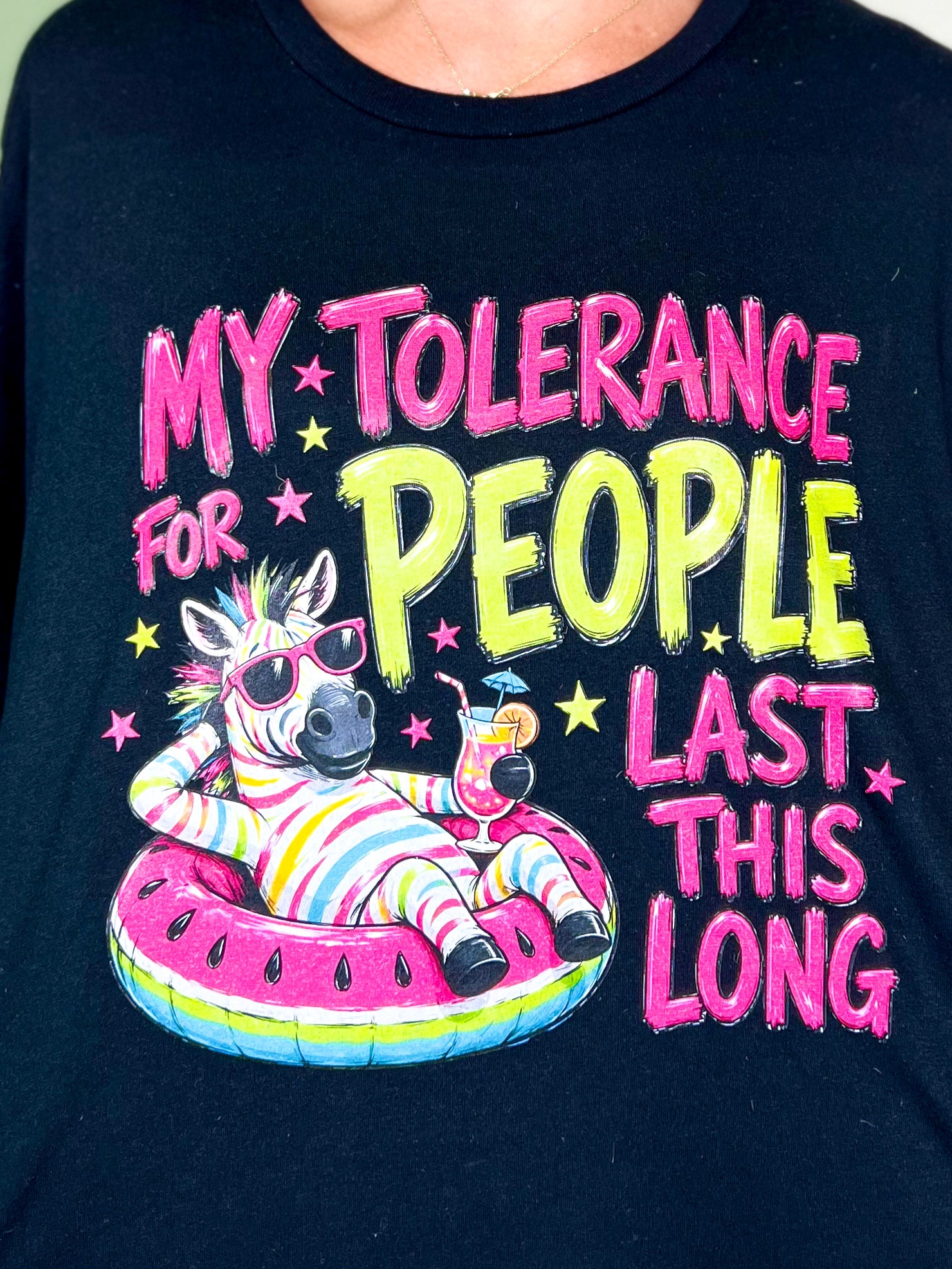 My Tolerance Graphic Tee-130 GRAPHIC TEE-Heathered Boho-Heathered Boho Boutique, Women's Fashion and Accessories in Palmetto, FL