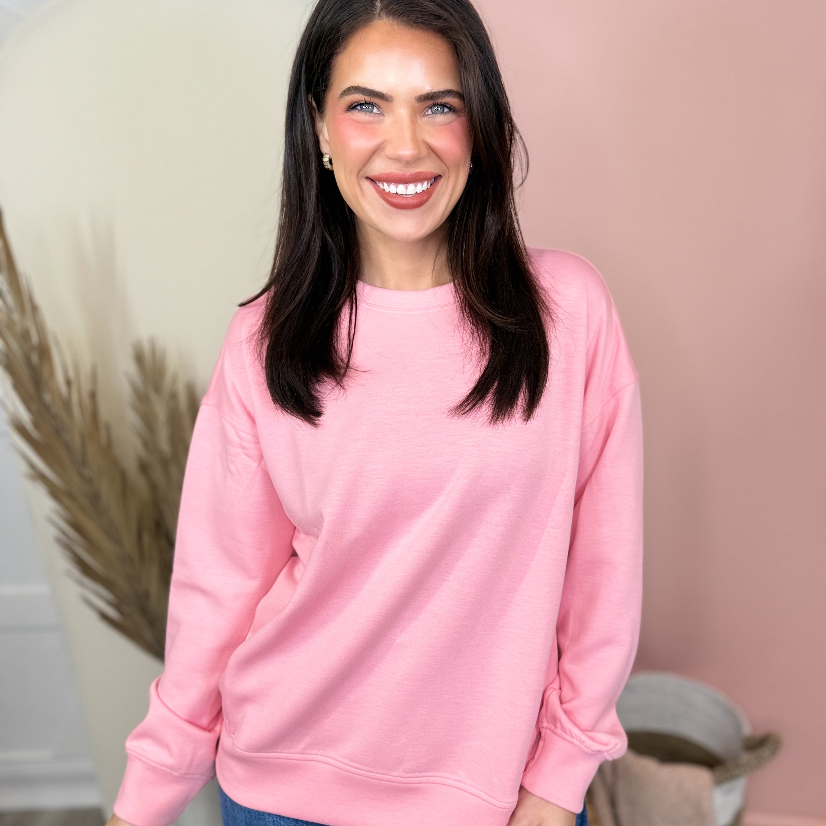 Gossip Sweatshirt-120 LONG SLEEVE TOPS-ZENANA-Heathered Boho Boutique, Women's Fashion and Accessories in Palmetto, FL