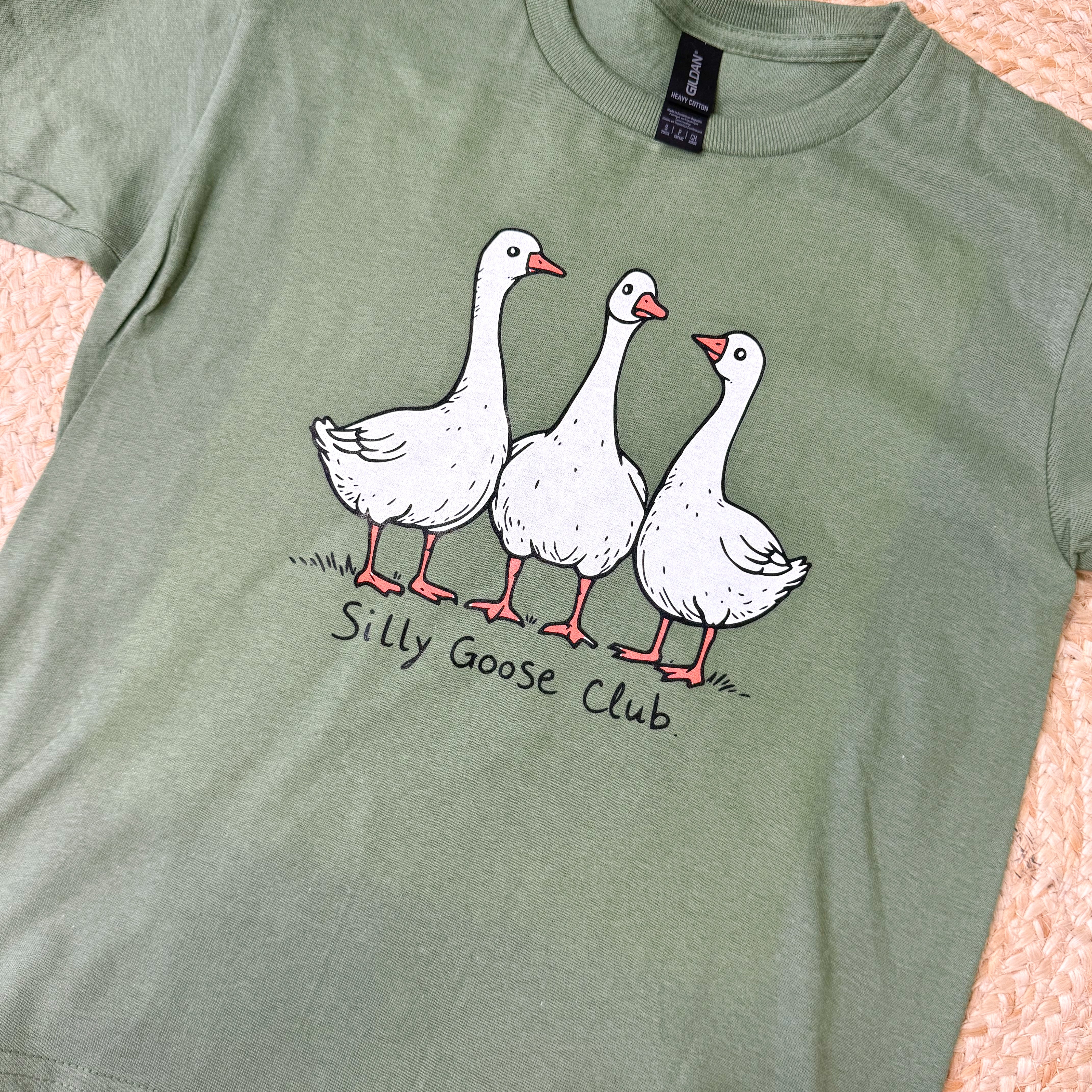YOUTH - Silly Goose Club 2 Graphic Tee-130 Graphic Tees-Heathered Boho-Heathered Boho Boutique, Women's Fashion and Accessories in Palmetto, FL