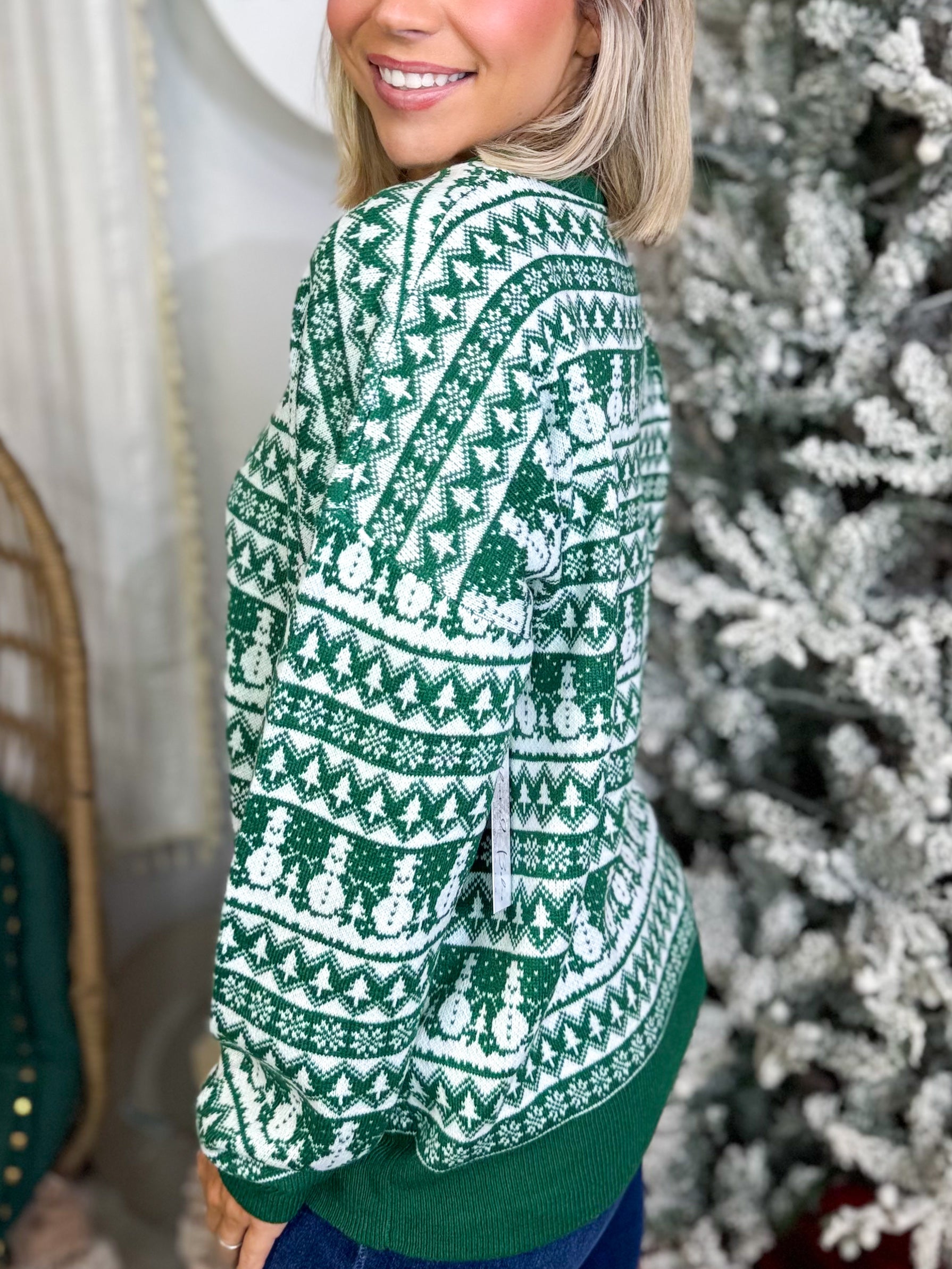 That's the Spirit Sweater-125 SWEATER-DEAR SCARLETT-Heathered Boho Boutique, Women's Fashion and Accessories in Palmetto, FL