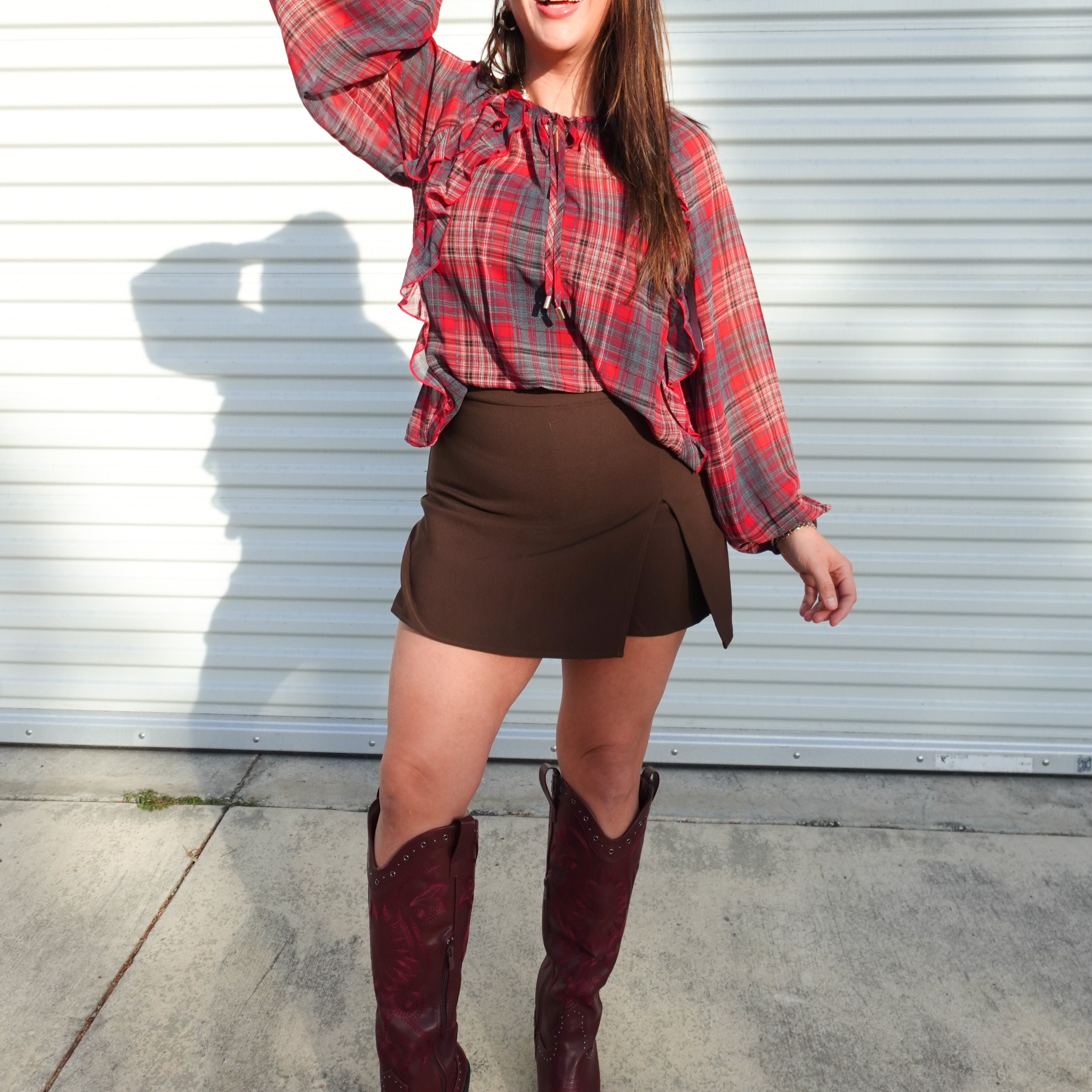 Seasonal Charm Top-120 LONG SLEEVE TOPS-oddi-Heathered Boho Boutique, Women's Fashion and Accessories in Palmetto, FL