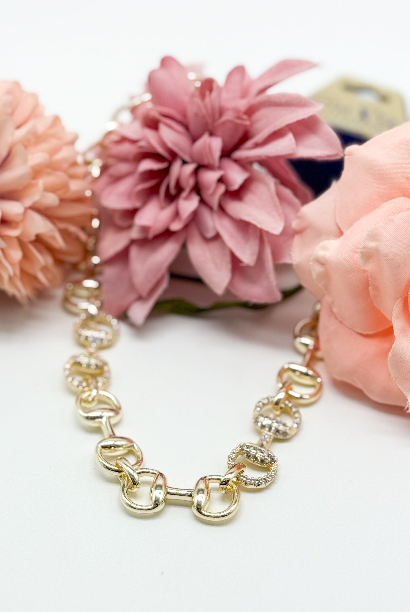 Want to be Linked Necklace-310 Jewelry-Millenx Accessories, LLC.-Heathered Boho Boutique, Women's Fashion and Accessories in Palmetto, FL