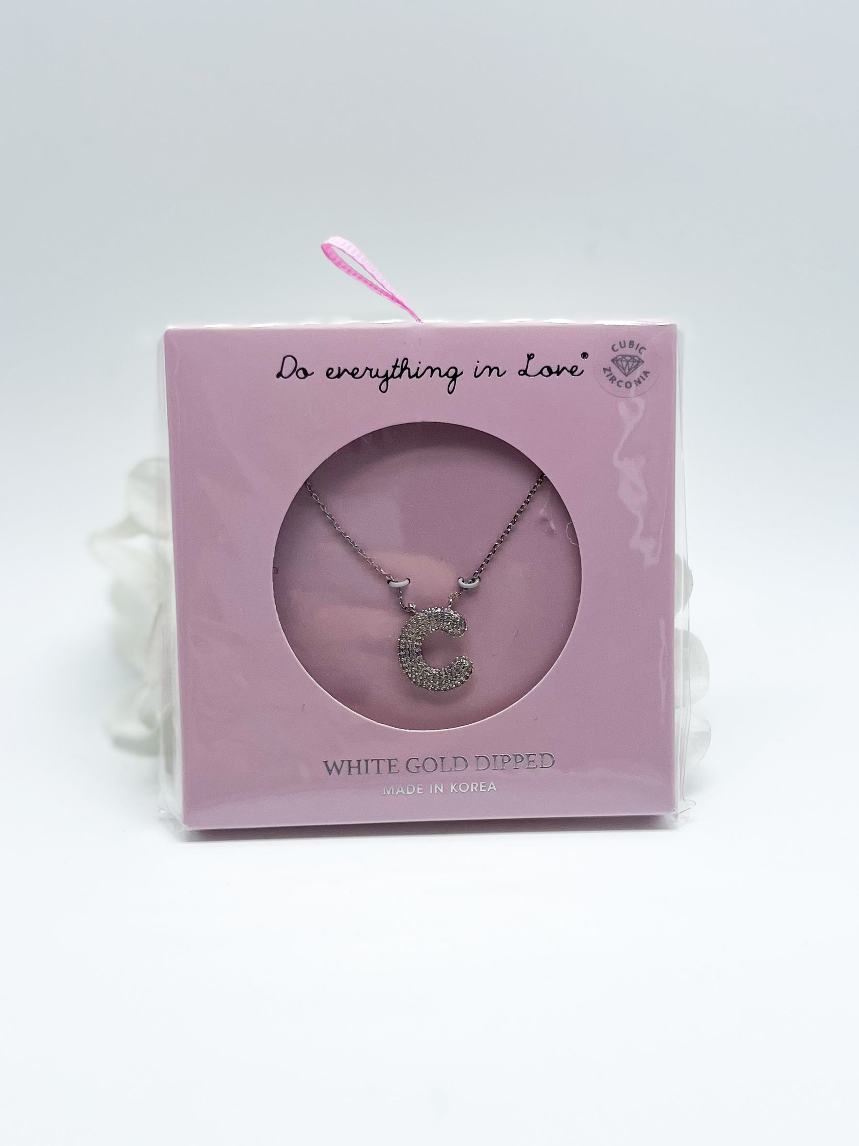 CZ Initial Necklace-310 Jewelry-KW fashion-Heathered Boho Boutique, Women's Fashion and Accessories in Palmetto, FL