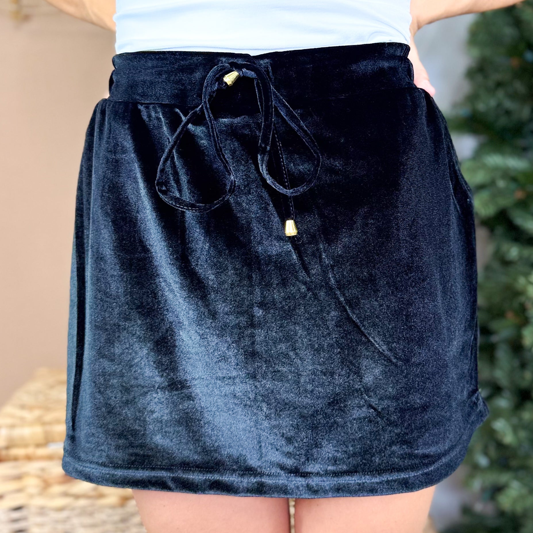 Velvet Hour Skort-170 Skort/ Skirt-JESS LEA-Heathered Boho Boutique, Women's Fashion and Accessories in Palmetto, FL