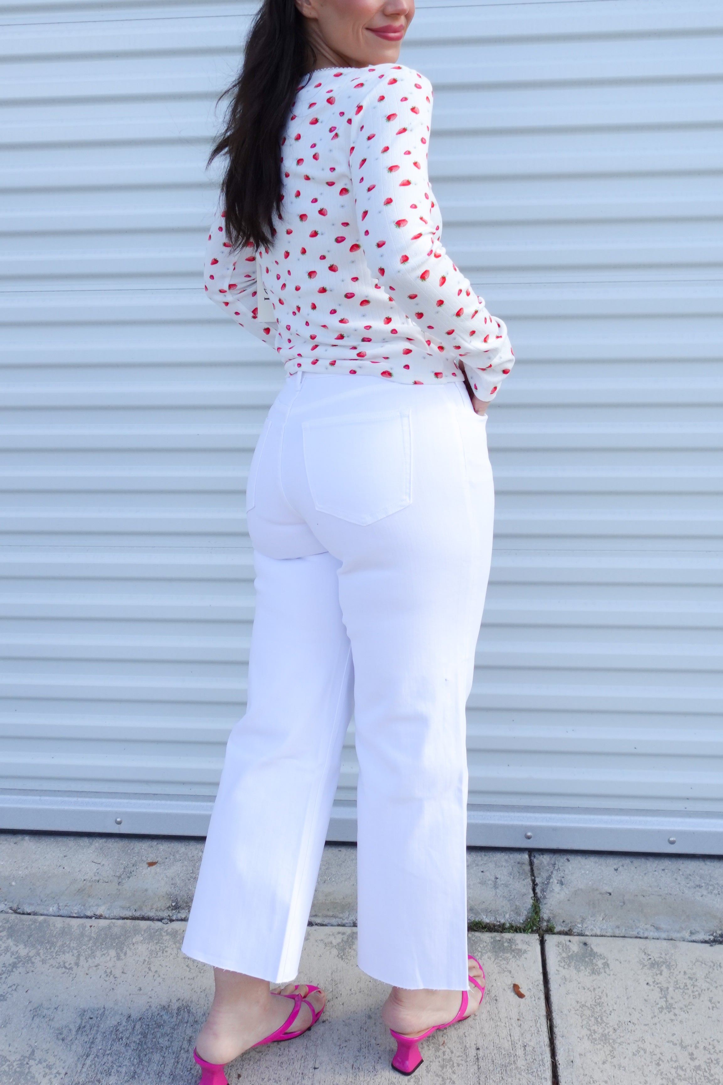 Dreaming Of The Day Wide Leg Jeans by Vervet-190 JEANS-Vervet-Heathered Boho Boutique, Women's Fashion and Accessories in Palmetto, FL