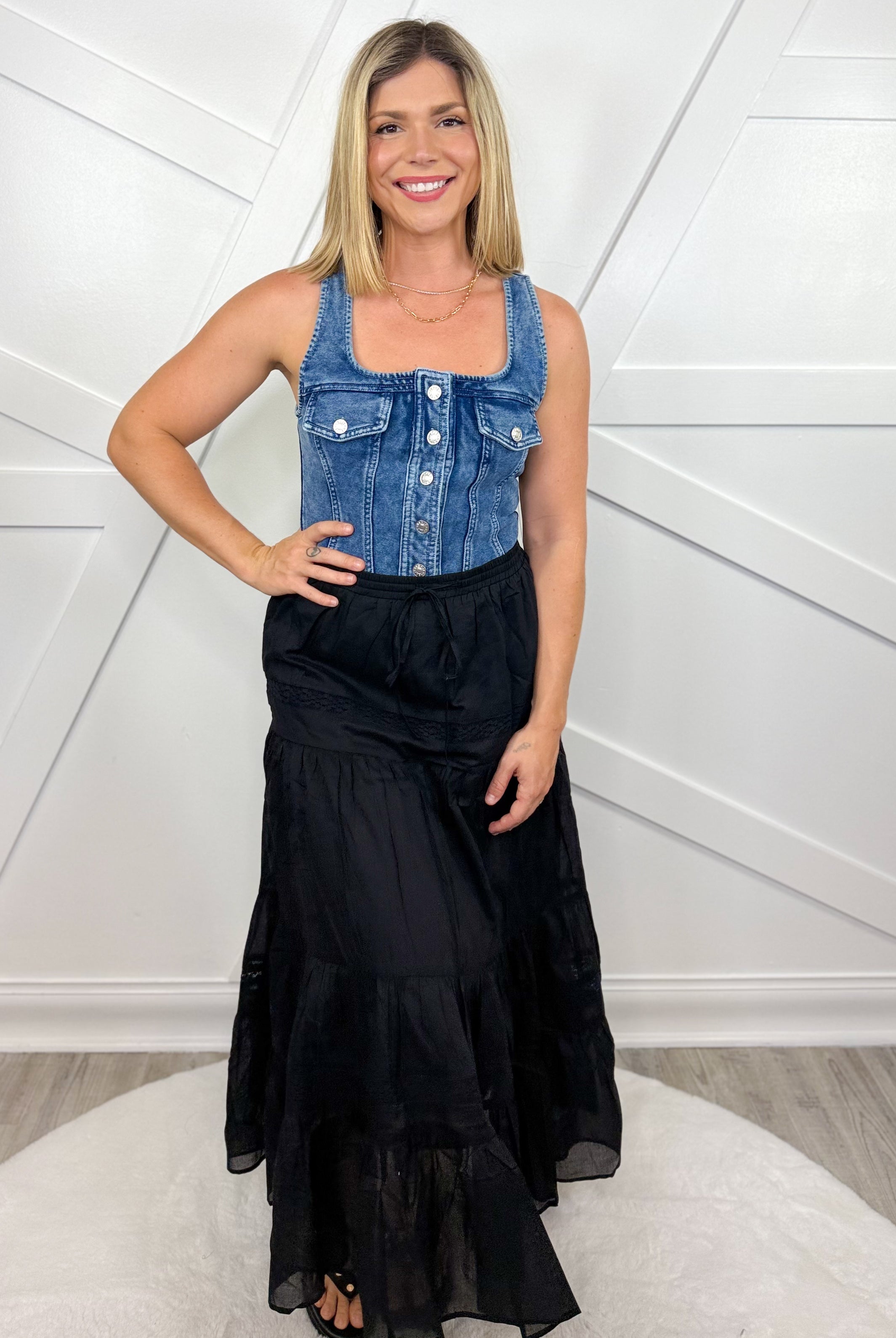 Voila Skirt-170 Skort/ Skirt-Hyfive-Heathered Boho Boutique, Women's Fashion and Accessories in Palmetto, FL