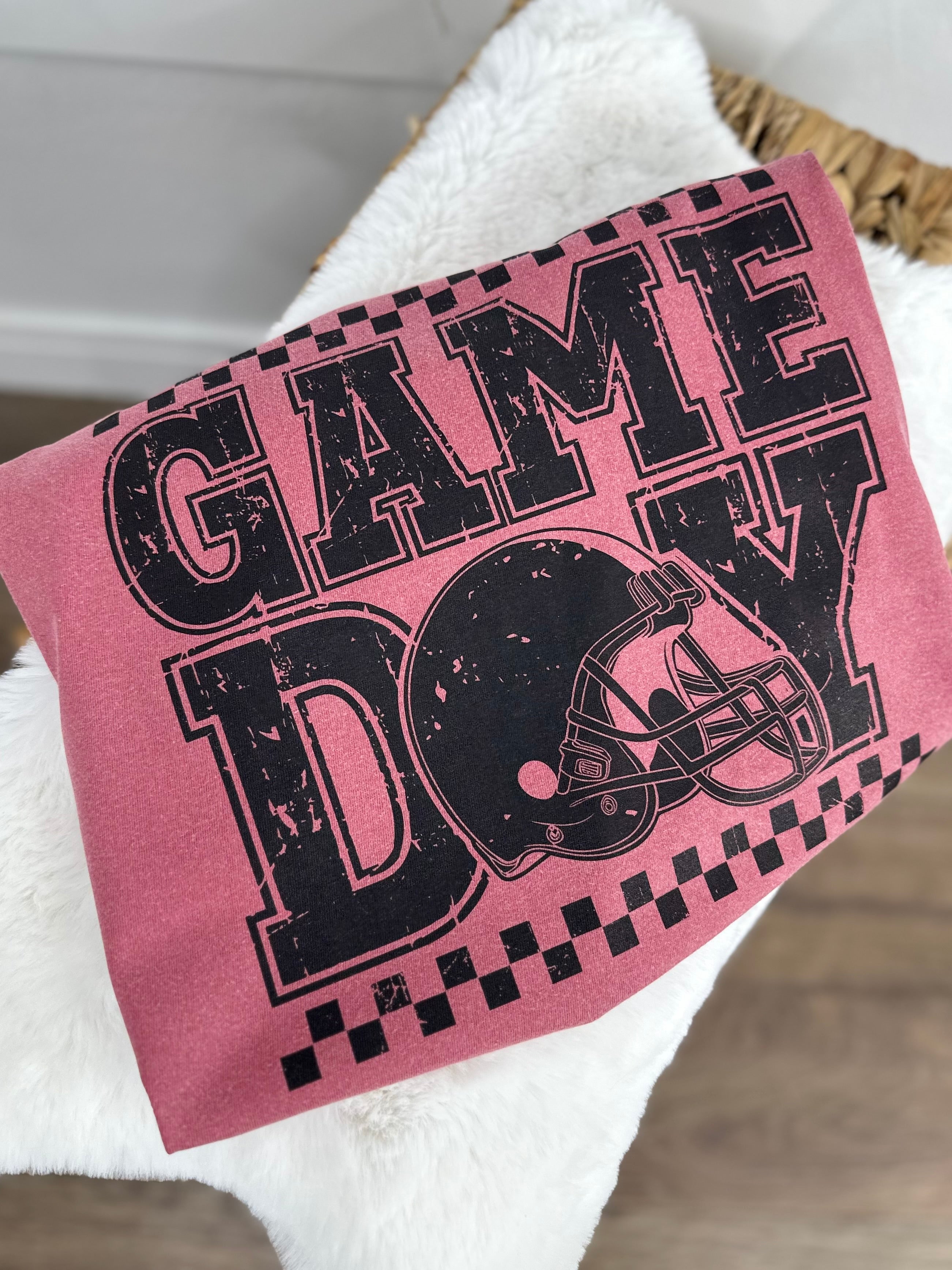 GAME DAY Graphic Tee (multiple color options) -361-130 Graphic Tees-Heathered Boho-Heathered Boho Boutique, Women's Fashion and Accessories in Palmetto, FL